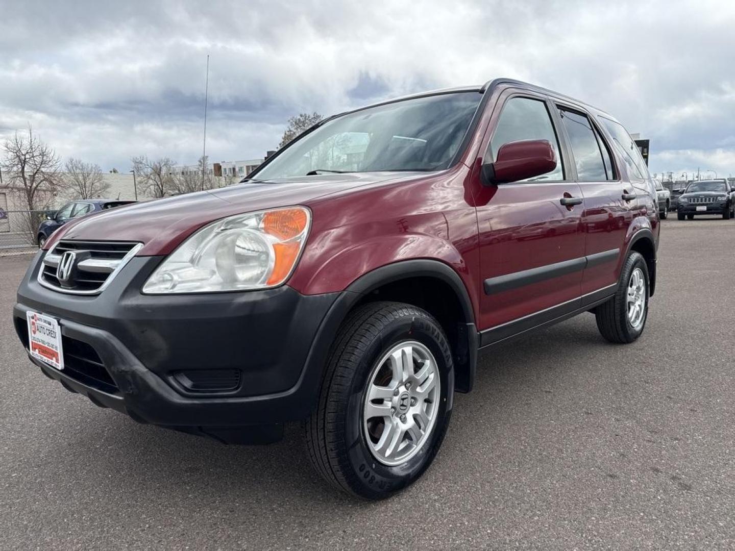 2004 Chianti Red Pearl /Saddle Honda CR-V EX (JHLRD78854C) with an 2.4L I4 SMPI DOHC engine, Automatic transmission, located at 10890 W. Colfax Ave., Lakewood, CO, 80215, (303) 274-7692, 39.739914, -105.120132 - 2004 Honda CR-V AWD AWD.<br><br>D1 Auto NEVER charges dealer fees! All cars have clean titles and have been inspected for mechanical issues. We have financing for everyone. Good credit, bad credit, first time buyers.<br><br>Please call Lakewood Location 303-274-7692 or Thornton 303-287-5511 to sched - Photo#0
