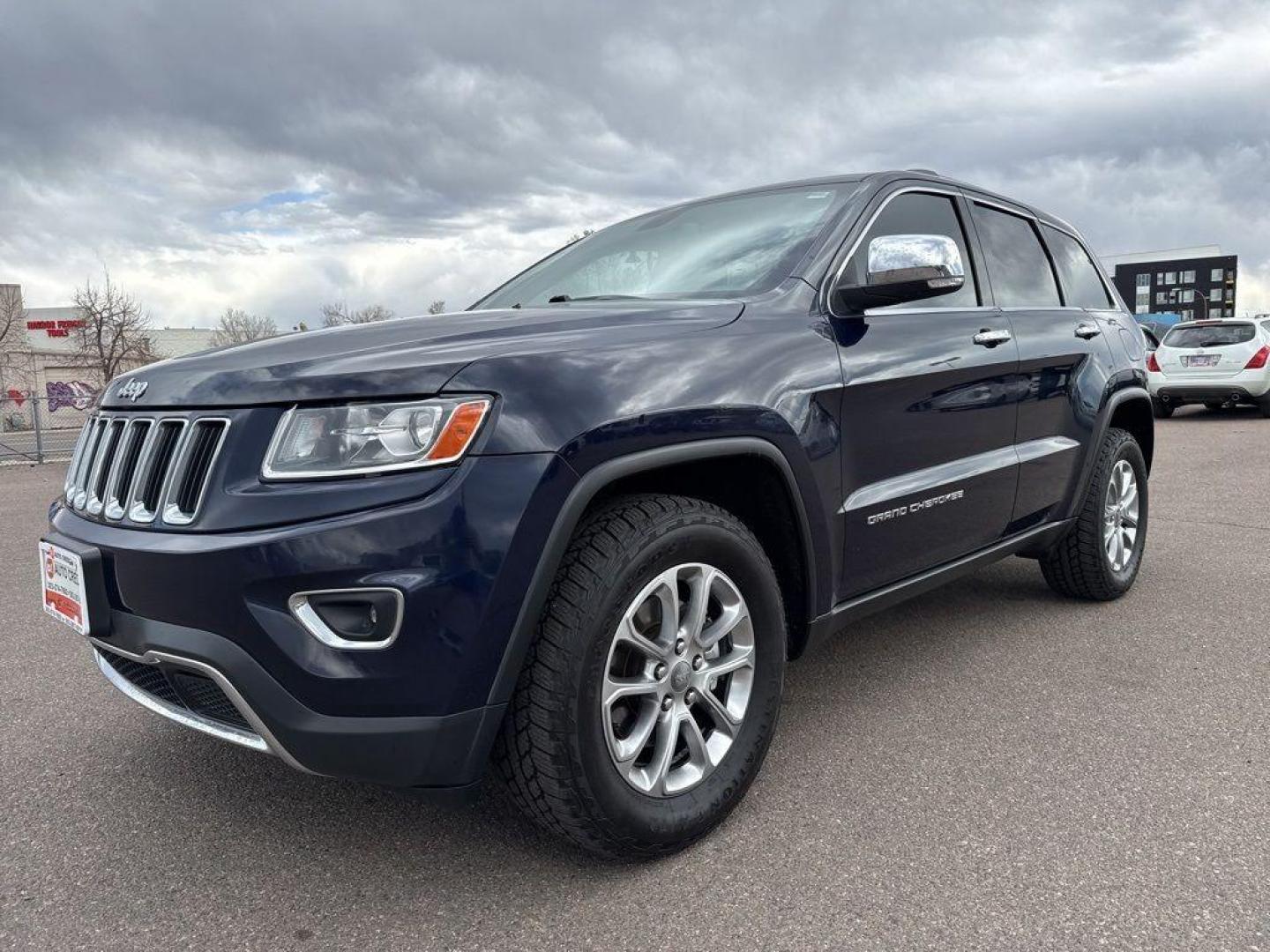2014 BLUE Jeep Grand Cherokee Limited (1C4RJFBG1EC) with an V6, 3.6L engine, Automatic transmission, located at 10890 W. Colfax Ave., Lakewood, CO, 80215, (303) 274-7692, 39.739914, -105.120132 - Photo#0