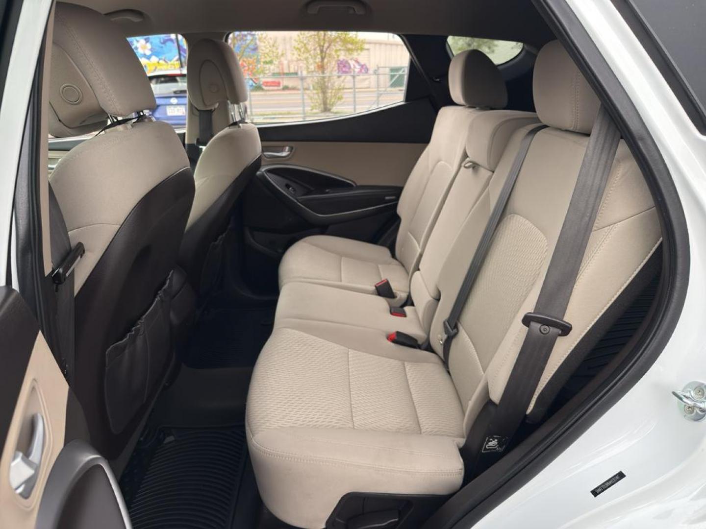 2017 WHITE Hyundai Santa Fe Sport Base (5NMZTDLB8HH) with an 4 Cyl, 2.4L engine, Automatic transmission, located at 10890 W. Colfax Ave., Lakewood, CO, 80215, (303) 274-7692, 39.739914, -105.120132 - Photo#14