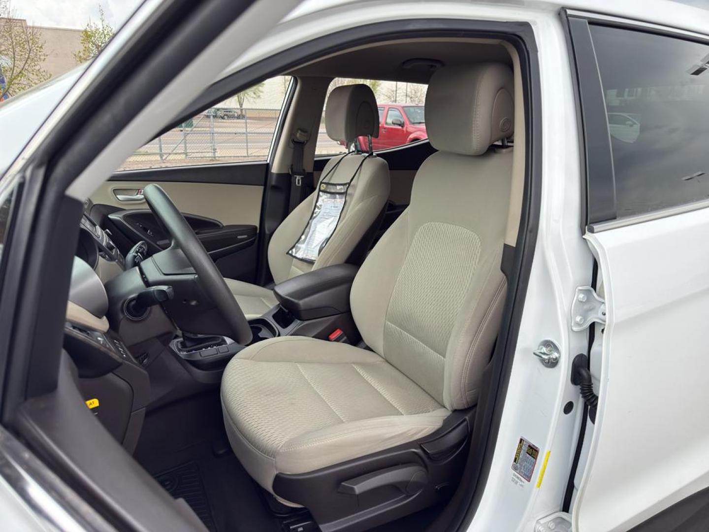 2017 WHITE Hyundai Santa Fe Sport Base (5NMZTDLB8HH) with an 4 Cyl, 2.4L engine, Automatic transmission, located at 10890 W. Colfax Ave., Lakewood, CO, 80215, (303) 274-7692, 39.739914, -105.120132 - Photo#16