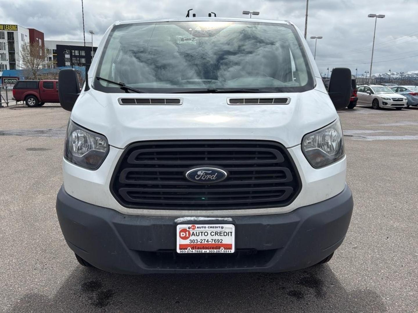 2018 WHITE Ford Transit Van Base (1FTYR2YM9JK) with an V6, 3.7L engine, Automatic transmission, located at 10890 W. Colfax Ave., Lakewood, CO, 80215, (303) 274-7692, 39.739914, -105.120132 - Photo#1