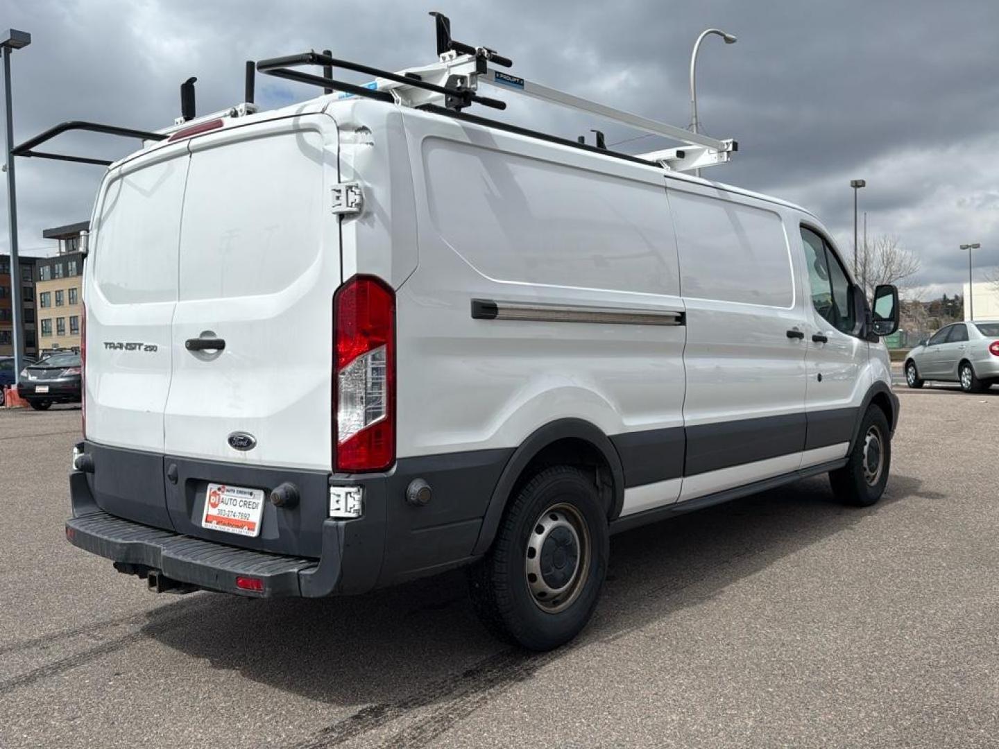 2018 WHITE Ford Transit Van Base (1FTYR2YM9JK) with an V6, 3.7L engine, Automatic transmission, located at 10890 W. Colfax Ave., Lakewood, CO, 80215, (303) 274-7692, 39.739914, -105.120132 - Photo#4