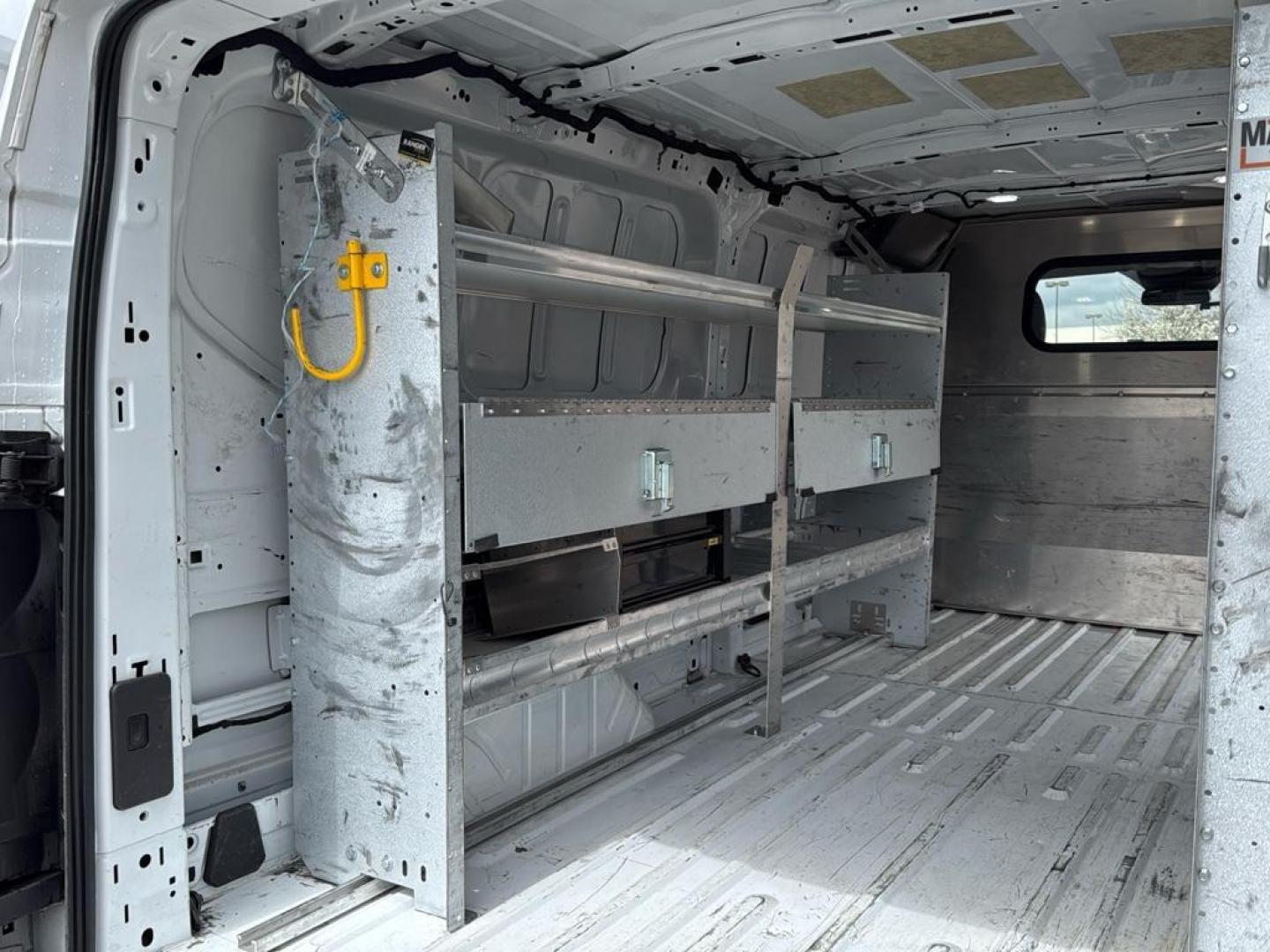 2018 WHITE Ford Transit Van Base (1FTYR2YM9JK) with an V6, 3.7L engine, Automatic transmission, located at 10890 W. Colfax Ave., Lakewood, CO, 80215, (303) 274-7692, 39.739914, -105.120132 - Photo#11