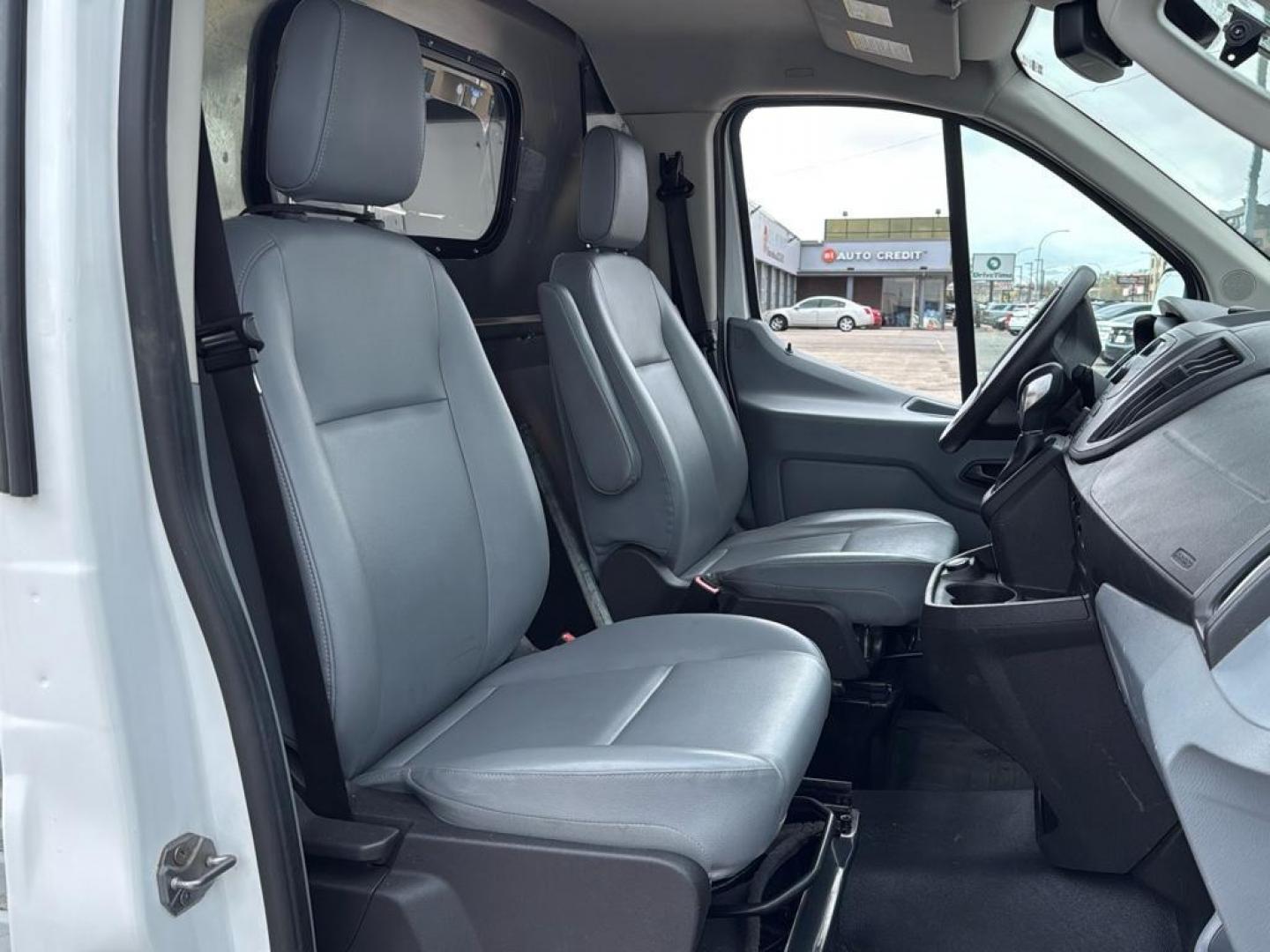 2018 WHITE Ford Transit Van Base (1FTYR2YM9JK) with an V6, 3.7L engine, Automatic transmission, located at 10890 W. Colfax Ave., Lakewood, CO, 80215, (303) 274-7692, 39.739914, -105.120132 - Photo#15