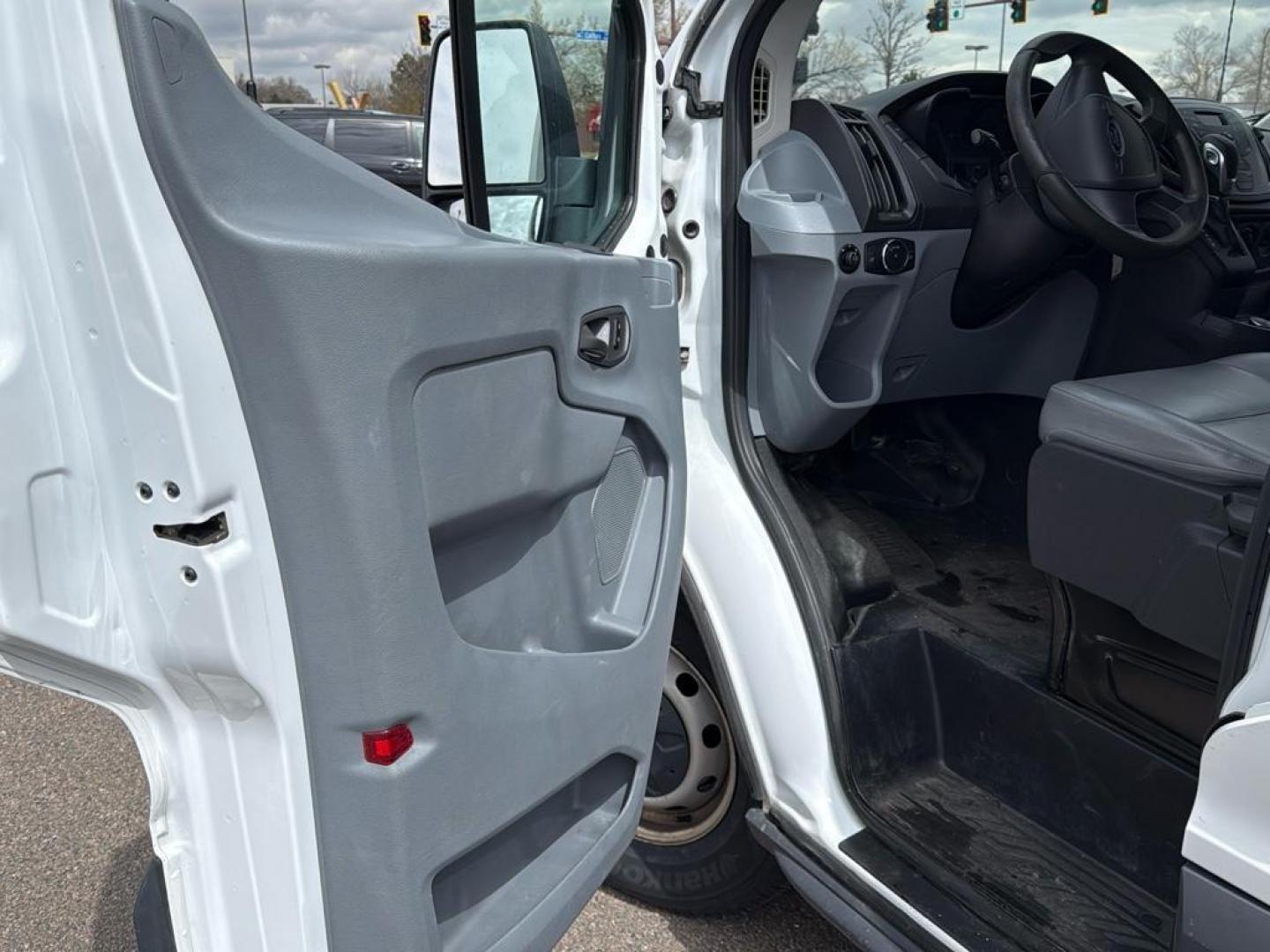 2018 WHITE Ford Transit Van Base (1FTYR2YM9JK) with an V6, 3.7L engine, Automatic transmission, located at 10890 W. Colfax Ave., Lakewood, CO, 80215, (303) 274-7692, 39.739914, -105.120132 - Photo#21