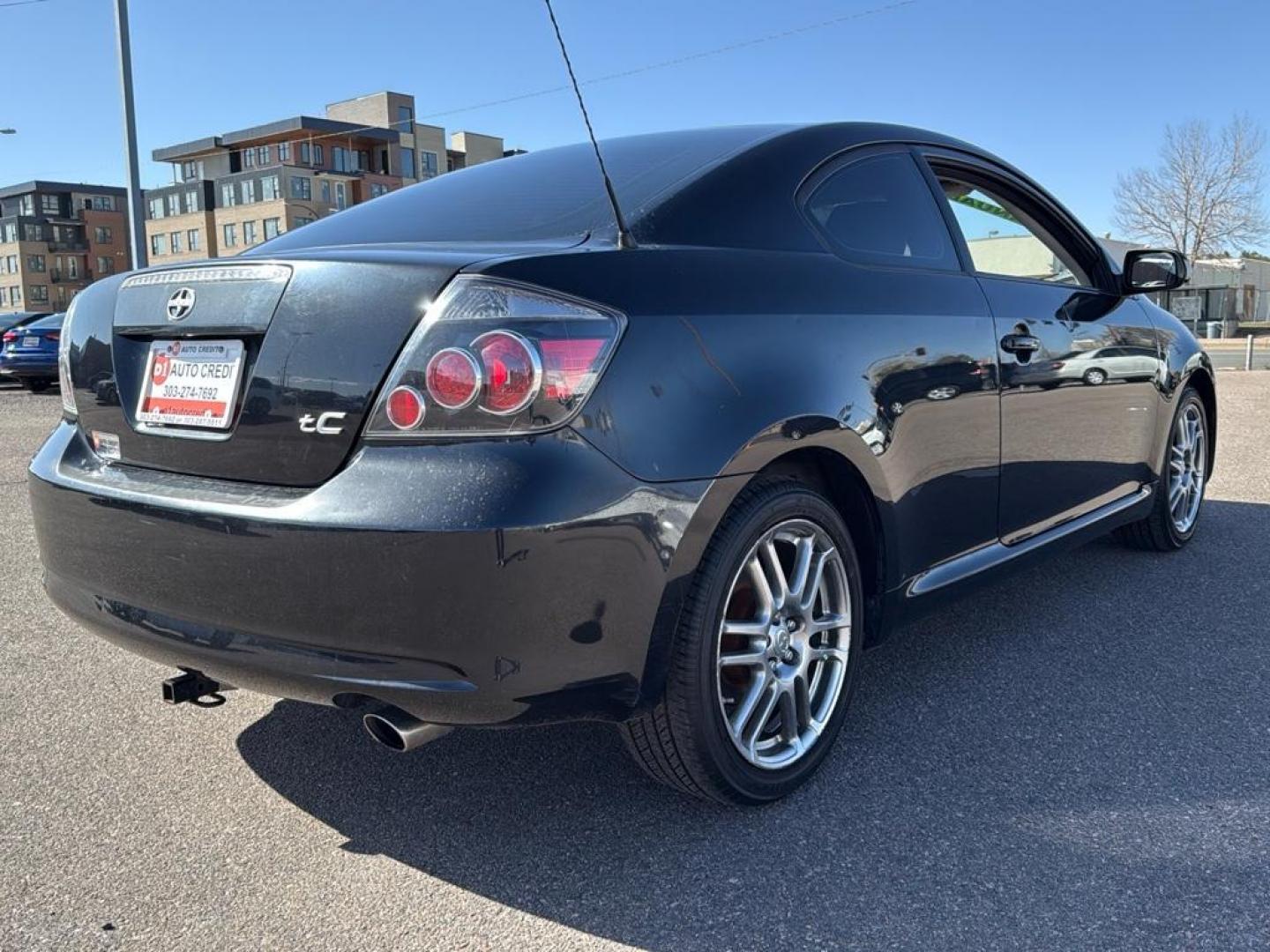 2009 BLACK Scion tC Base (JTKDE167990) with an 4 Cyl, 2.4L engine, Manual transmission, located at 10890 W. Colfax Ave., Lakewood, CO, 80215, (303) 274-7692, 39.739914, -105.120132 - Photo#4