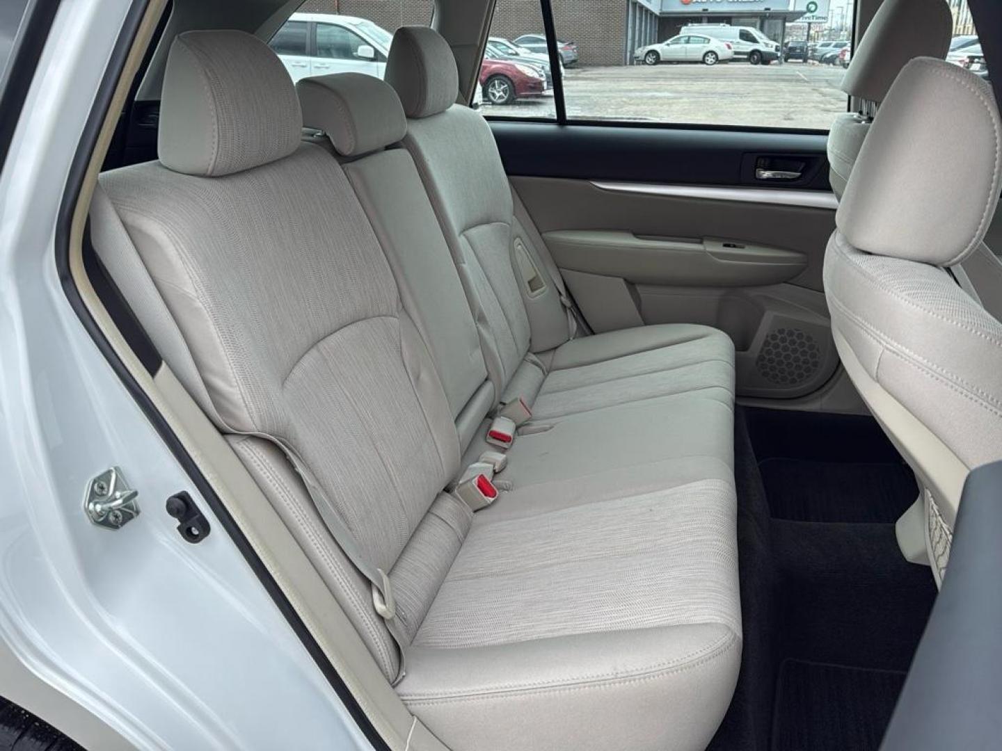 2013 WHITE Subaru Outback 2.5i (4S4BRCAC7D3) with an 4 Cyl, 2.5L engine, Automatic transmission, located at 10890 W. Colfax Ave., Lakewood, CO, 80215, (303) 274-7692, 39.739914, -105.120132 - Photo#12