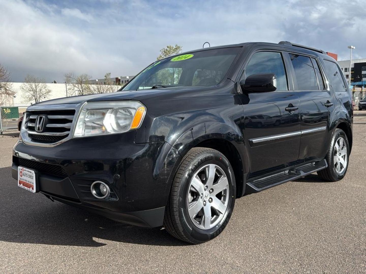 2014 BLACK Honda Pilot Touring-RES (5FNYF4H97EB) with an V6, 3.5L engine, Automatic transmission, located at 10890 W. Colfax Ave., Lakewood, CO, 80215, (303) 274-7692, 39.739914, -105.120132 - Photo#1