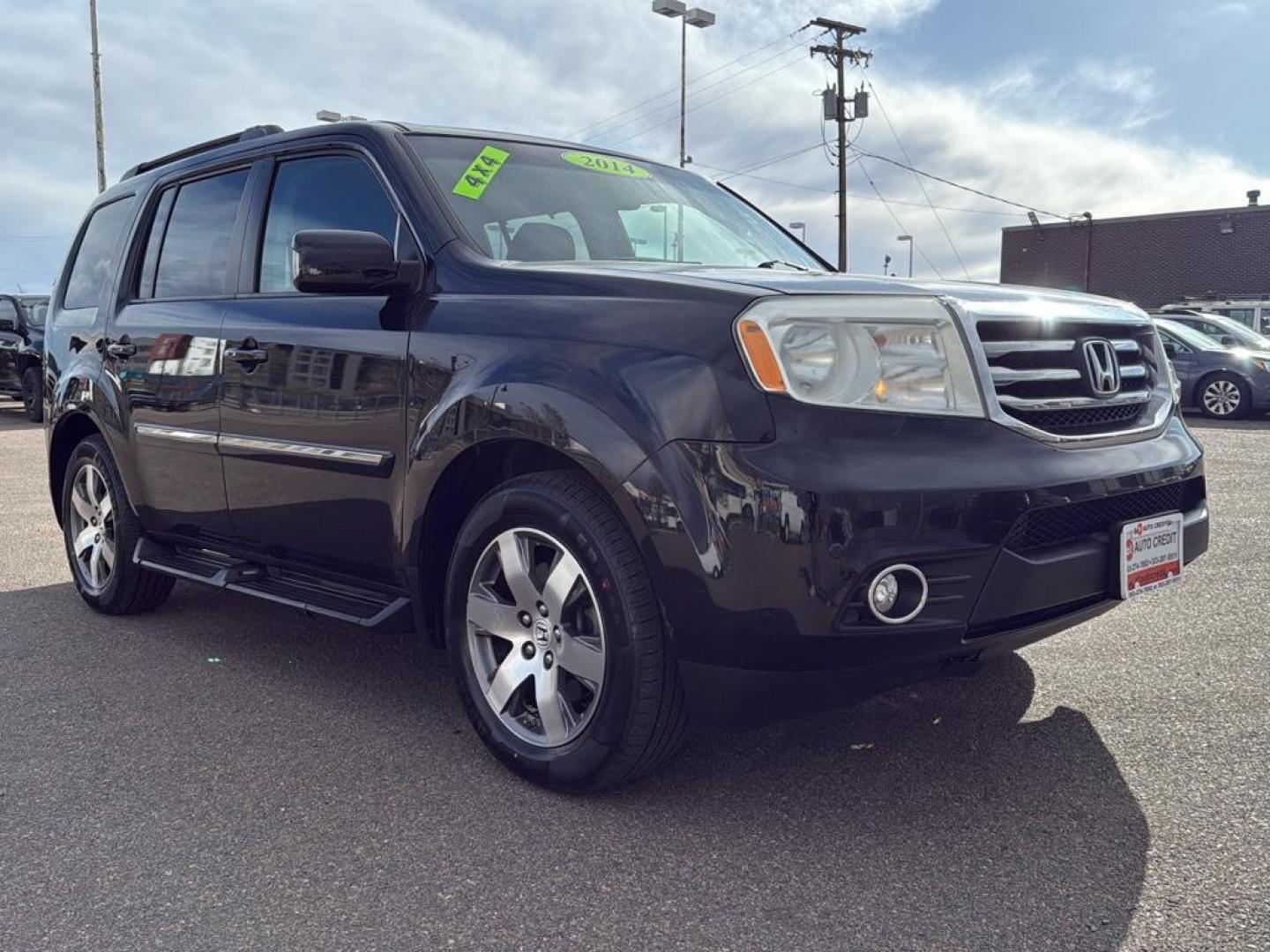 2014 BLACK Honda Pilot Touring-RES (5FNYF4H97EB) with an V6, 3.5L engine, Automatic transmission, located at 10890 W. Colfax Ave., Lakewood, CO, 80215, (303) 274-7692, 39.739914, -105.120132 - Photo#3