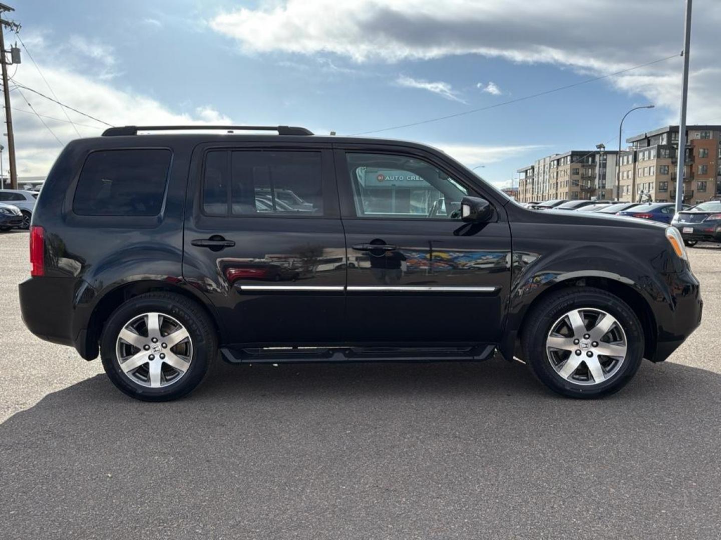 2014 BLACK Honda Pilot Touring-RES (5FNYF4H97EB) with an V6, 3.5L engine, Automatic transmission, located at 10890 W. Colfax Ave., Lakewood, CO, 80215, (303) 274-7692, 39.739914, -105.120132 - Photo#4