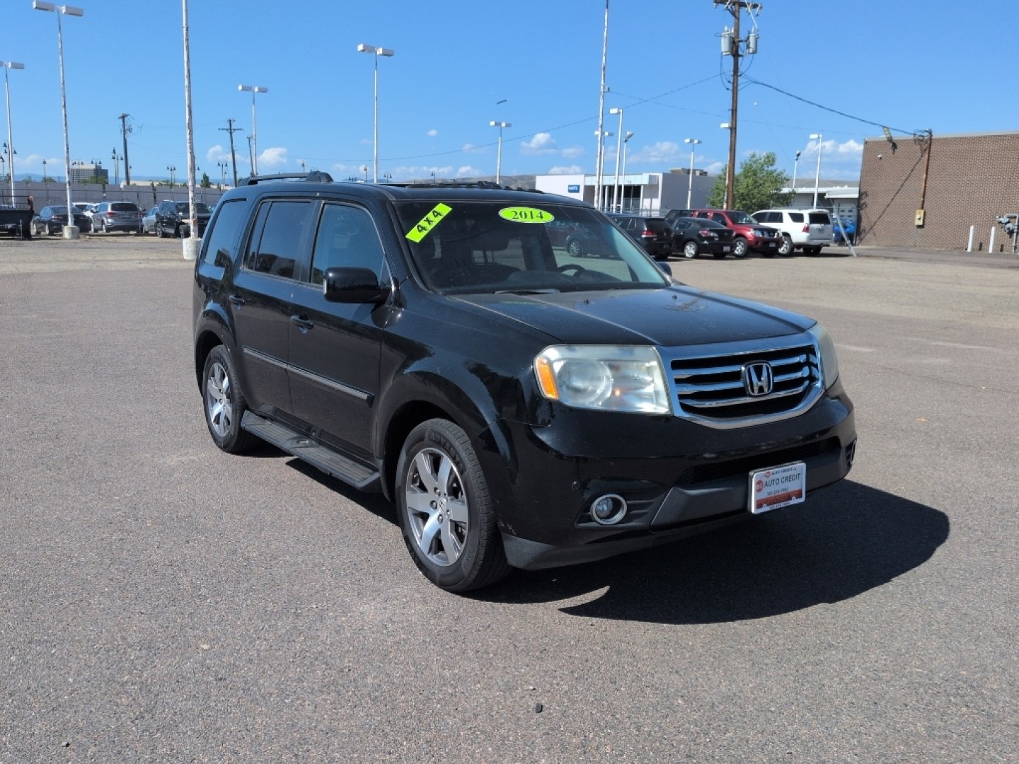 2014 BLACK Honda Pilot Touring-RES (5FNYF4H97EB) with an V6, 3.5L engine, Automatic transmission, located at 10890 W. Colfax Ave., Lakewood, CO, 80215, (303) 274-7692, 39.739914, -105.120132- Photo#2
