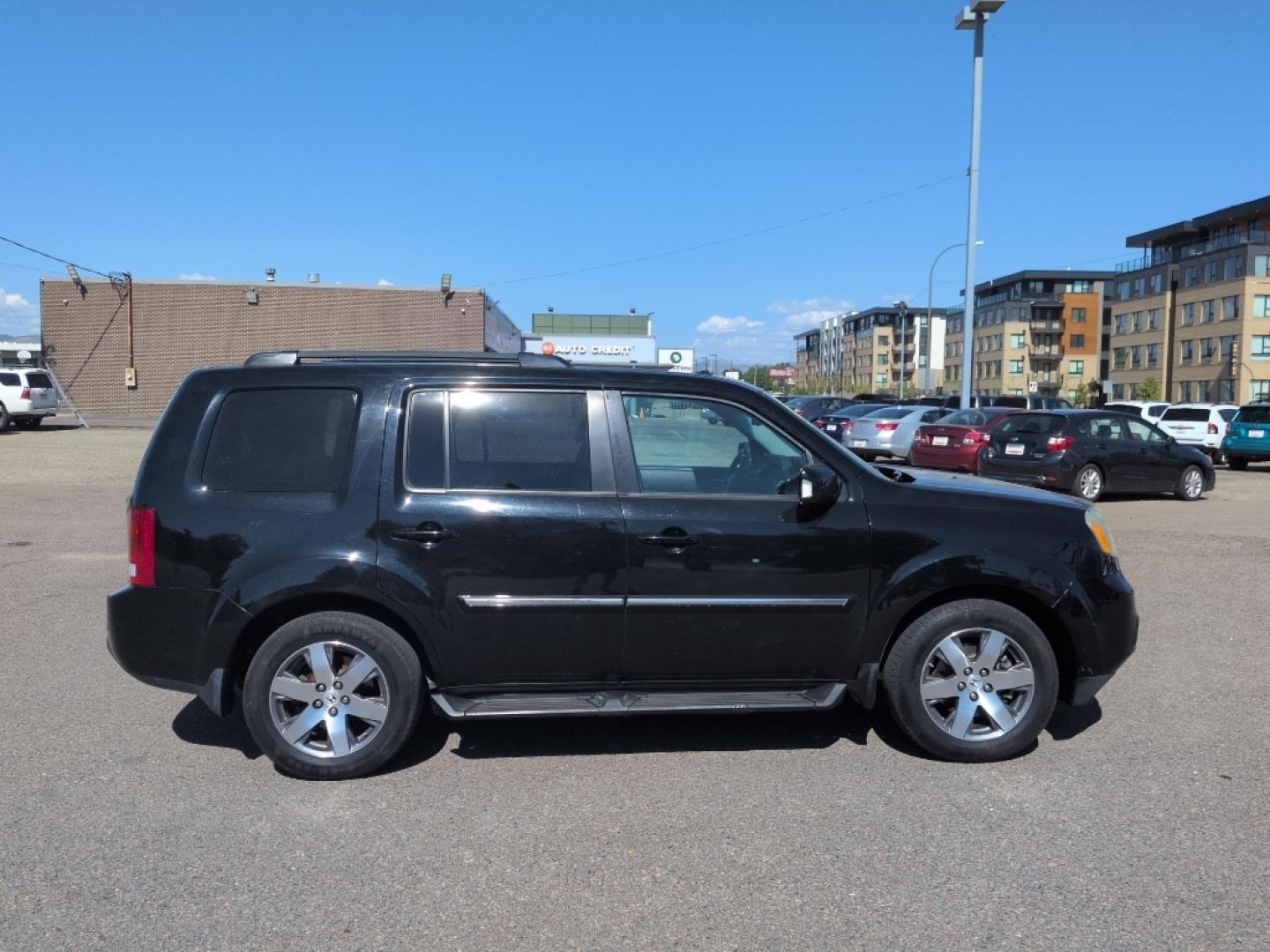 2014 BLACK Honda Pilot Touring-RES (5FNYF4H97EB) with an V6, 3.5L engine, Automatic transmission, located at 10890 W. Colfax Ave., Lakewood, CO, 80215, (303) 274-7692, 39.739914, -105.120132- Photo#3