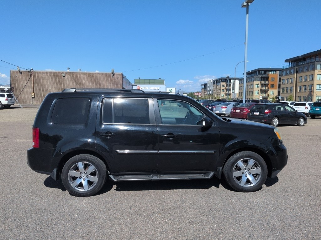 2014 BLACK Honda Pilot Touring-RES (5FNYF4H97EB) with an V6, 3.5L engine, Automatic transmission, located at 10890 W. Colfax Ave., Lakewood, CO, 80215, (303) 274-7692, 39.739914, -105.120132- Photo#3