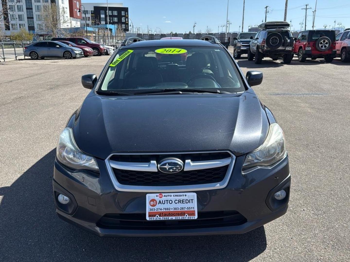 2014 GRAY Subaru Impreza Sport-Ltd S/R NAVI (JF1GPAU65E8) with an 4 Cyl, 2.0L engine, Automatic transmission, located at 10890 W. Colfax Ave., Lakewood, CO, 80215, (303) 274-7692, 39.739914, -105.120132 - Photo#1