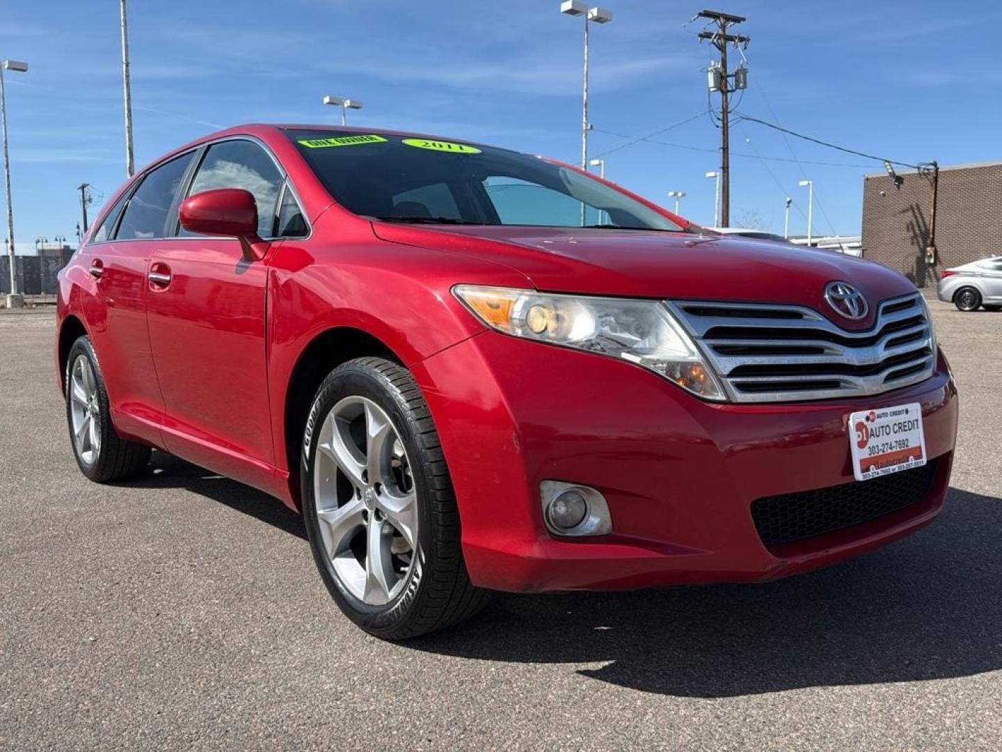 2011 RED Toyota Venza Base (4T3BK3BB0BU) with an V6, 3.5L engine, Automatic transmission, located at 10890 W. Colfax Ave., Lakewood, CO, 80215, (303) 274-7692, 39.739914, -105.120132 - Photo#2