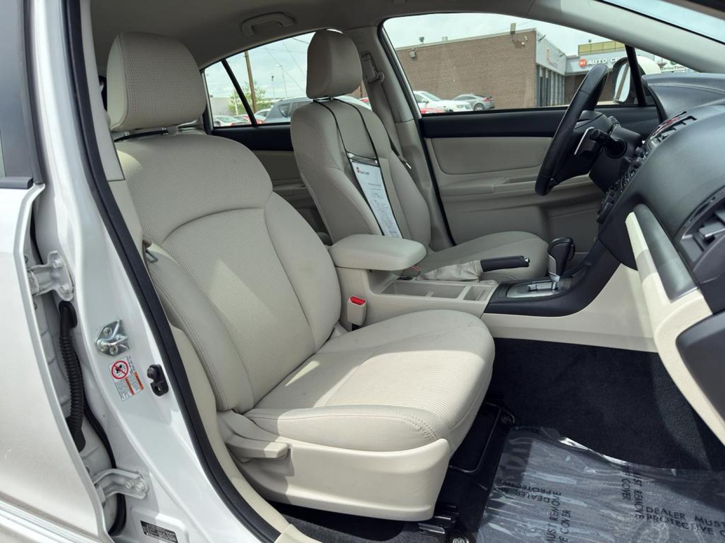 2013 WHITE Subaru Impreza Sport (JF1GPAL63DH) with an 4 Cyl, 2.0L engine, Automatic transmission, located at 10890 W. Colfax Ave., Lakewood, CO, 80215, (303) 274-7692, 39.739914, -105.120132 - Photo#9
