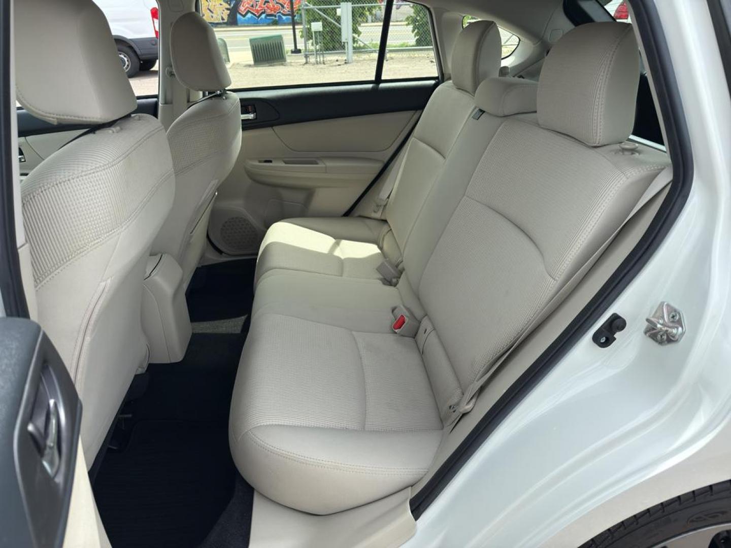 2013 WHITE Subaru Impreza Sport (JF1GPAL63DH) with an 4 Cyl, 2.0L engine, Automatic transmission, located at 10890 W. Colfax Ave., Lakewood, CO, 80215, (303) 274-7692, 39.739914, -105.120132 - Photo#14