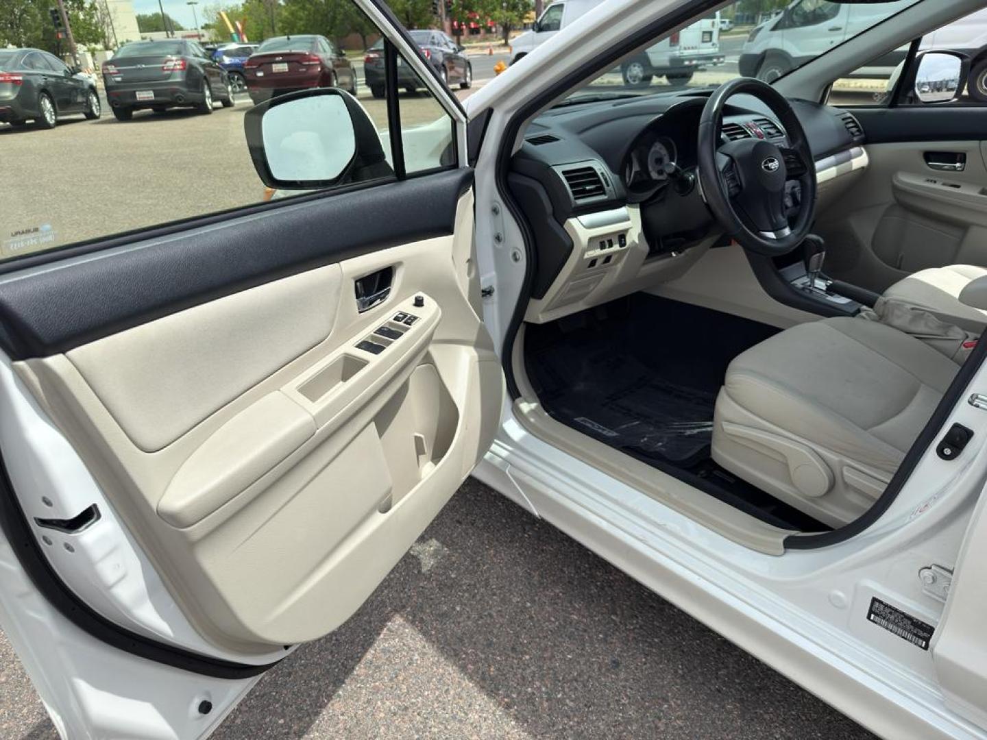 2013 WHITE Subaru Impreza Sport (JF1GPAL63DH) with an 4 Cyl, 2.0L engine, Automatic transmission, located at 10890 W. Colfax Ave., Lakewood, CO, 80215, (303) 274-7692, 39.739914, -105.120132 - Photo#15