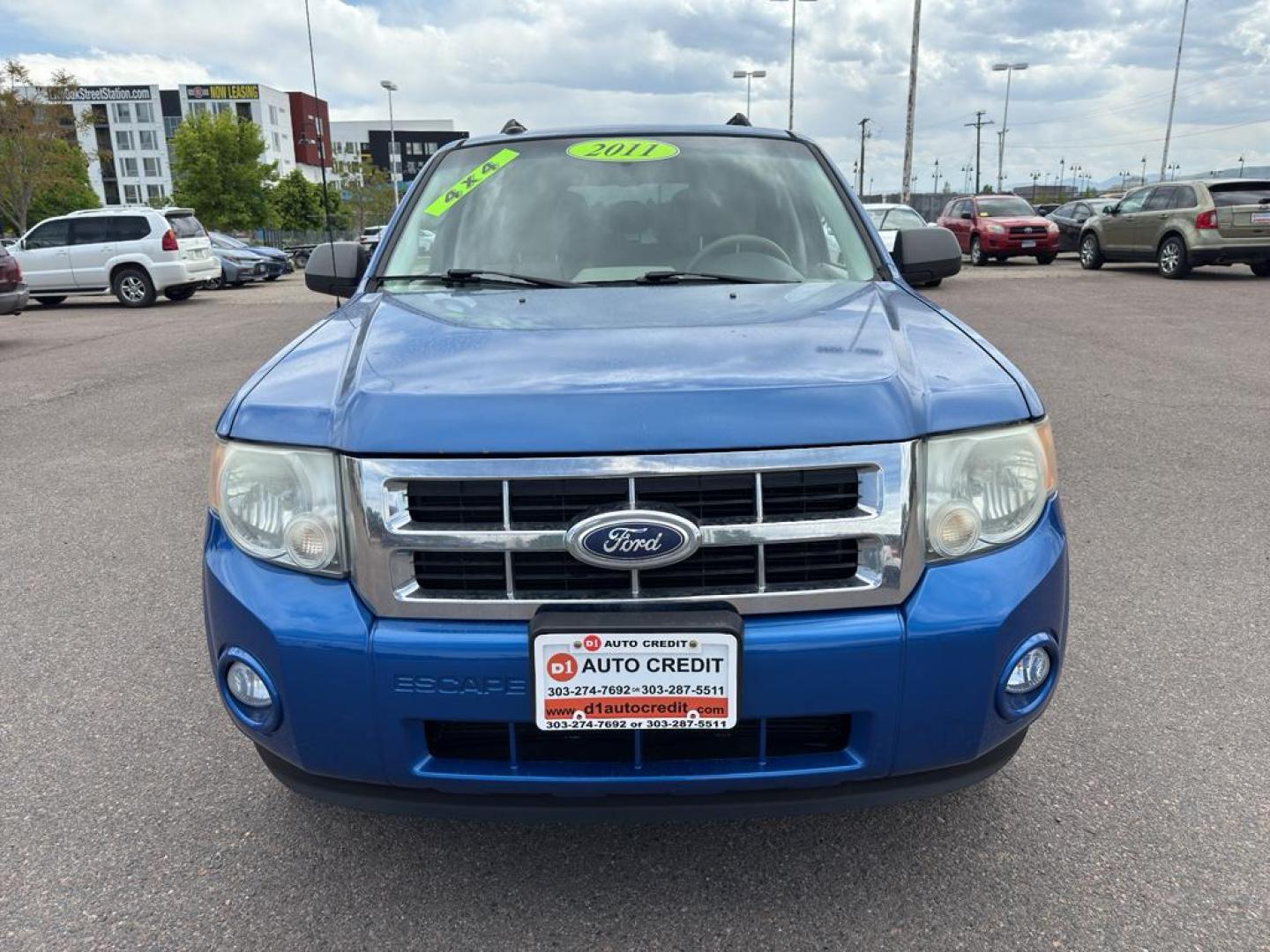 2011 BLUE Ford Escape XLT (1FMCU9DG8BK) with an V6, 3.0L engine, Automatic transmission, located at 10890 W. Colfax Ave., Lakewood, CO, 80215, (303) 274-7692, 39.739914, -105.120132 - Discover the reliability and versatility of the 2011 Ford Escape XLT, a compact SUV designed to meet diverse driving needs. This model features a robust 4WD system, perfect for tackling various road conditions with ease and confidence. Under the hood, you'll find a powerful V6, 3.0L engine that deli - Photo#1