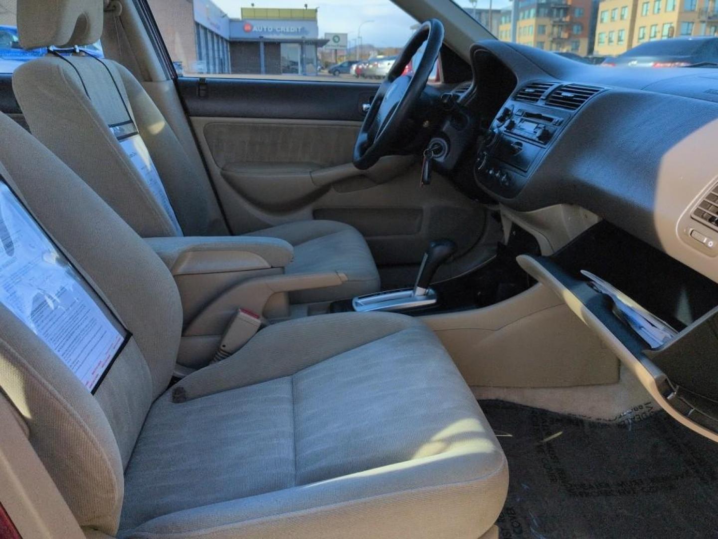 2005 RED /EXEMPT Honda Civic EX (2HGES26825H) with an 4 Cyl, 1.7L engine, Automatic transmission, located at 10890 W. Colfax Ave., Lakewood, CO, 80215, (303) 274-7692, 39.739914, -105.120132 - Photo#19