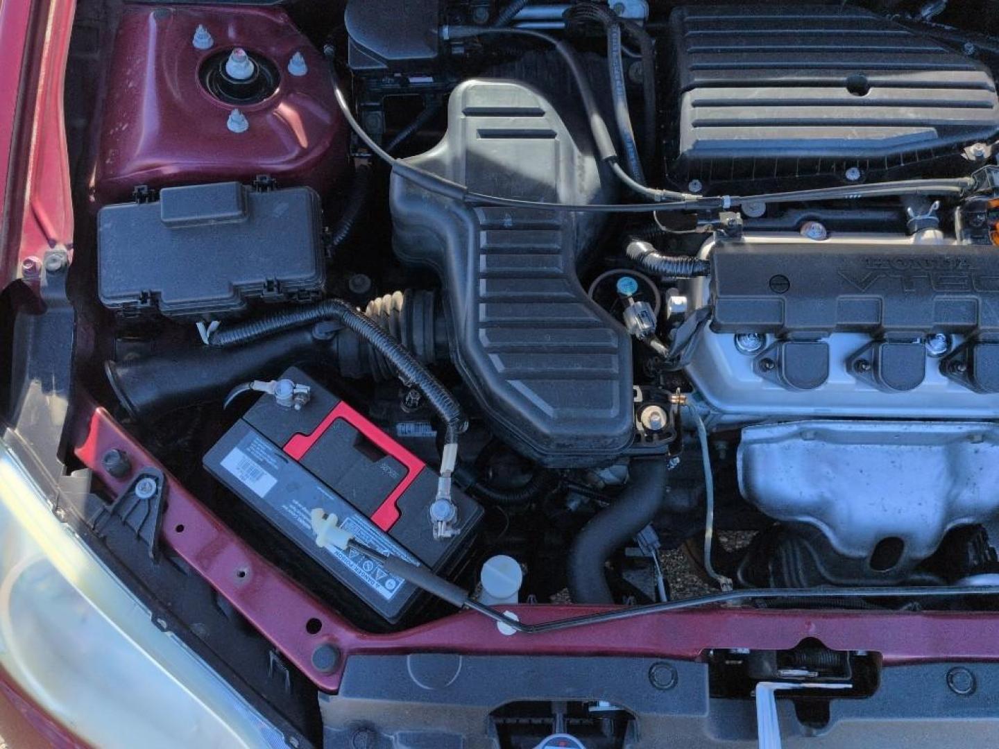 2005 RED /EXEMPT Honda Civic EX (2HGES26825H) with an 4 Cyl, 1.7L engine, Automatic transmission, located at 10890 W. Colfax Ave., Lakewood, CO, 80215, (303) 274-7692, 39.739914, -105.120132 - Photo#23