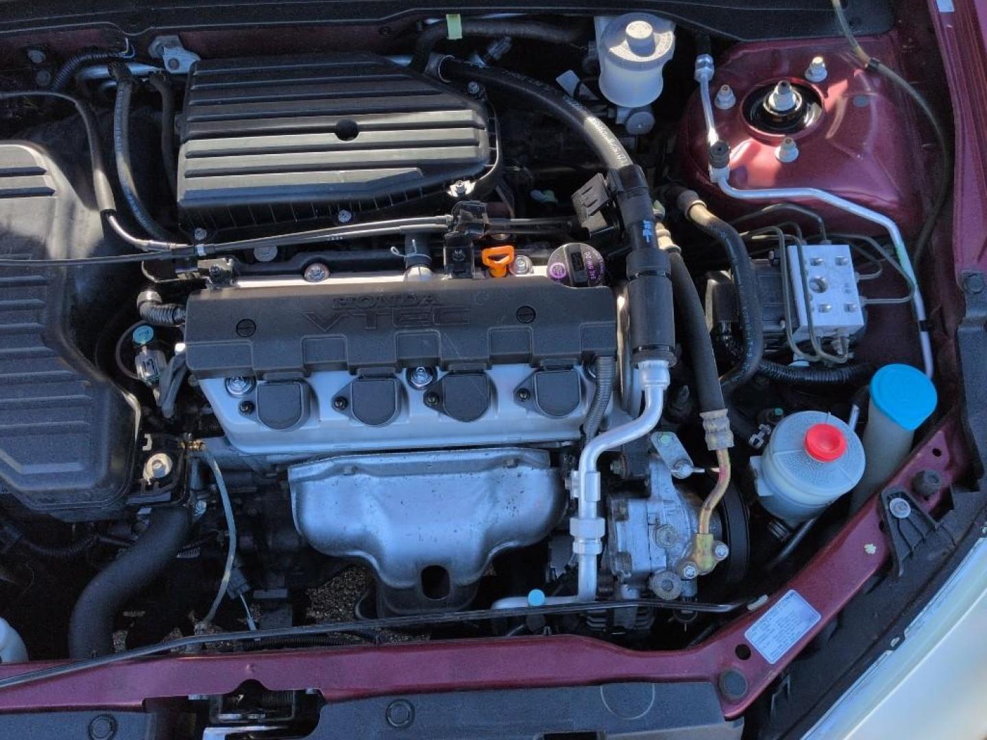 2005 RED /EXEMPT Honda Civic EX (2HGES26825H) with an 4 Cyl, 1.7L engine, Automatic transmission, located at 10890 W. Colfax Ave., Lakewood, CO, 80215, (303) 274-7692, 39.739914, -105.120132 - Photo#24