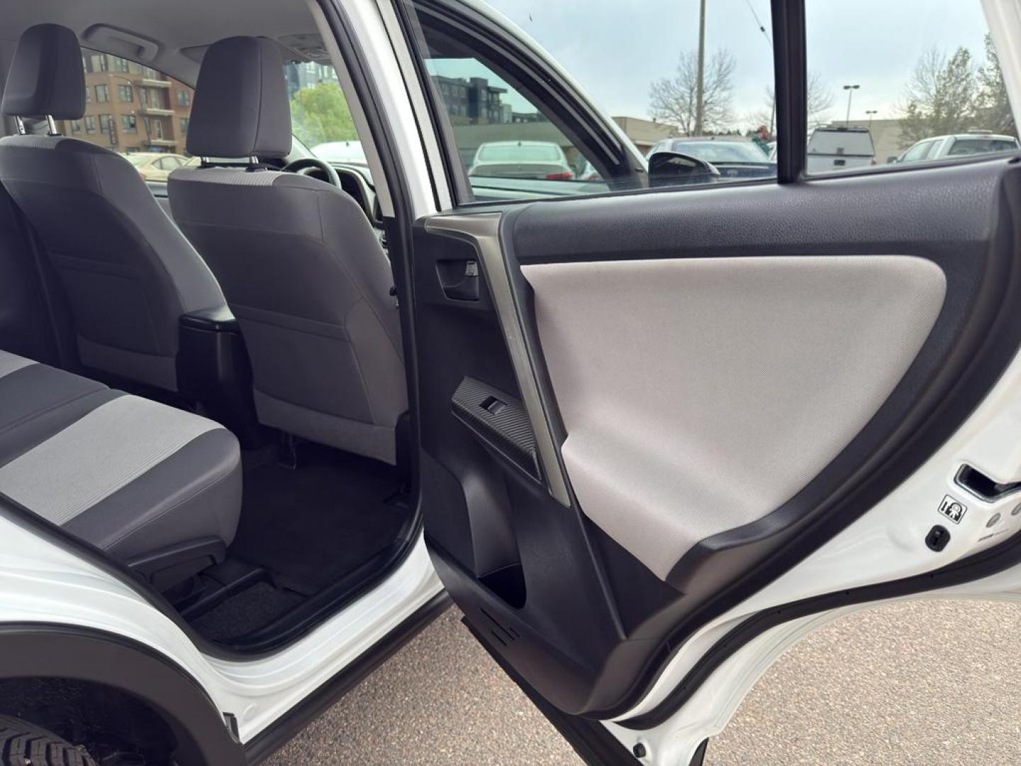 2014 WHITE Toyota RAV4 LE (JTMBFREV9ED) with an 4 Cyl, 2.5L engine, Automatic transmission, located at 10890 W. Colfax Ave., Lakewood, CO, 80215, (303) 274-7692, 39.739914, -105.120132 - Photo#10