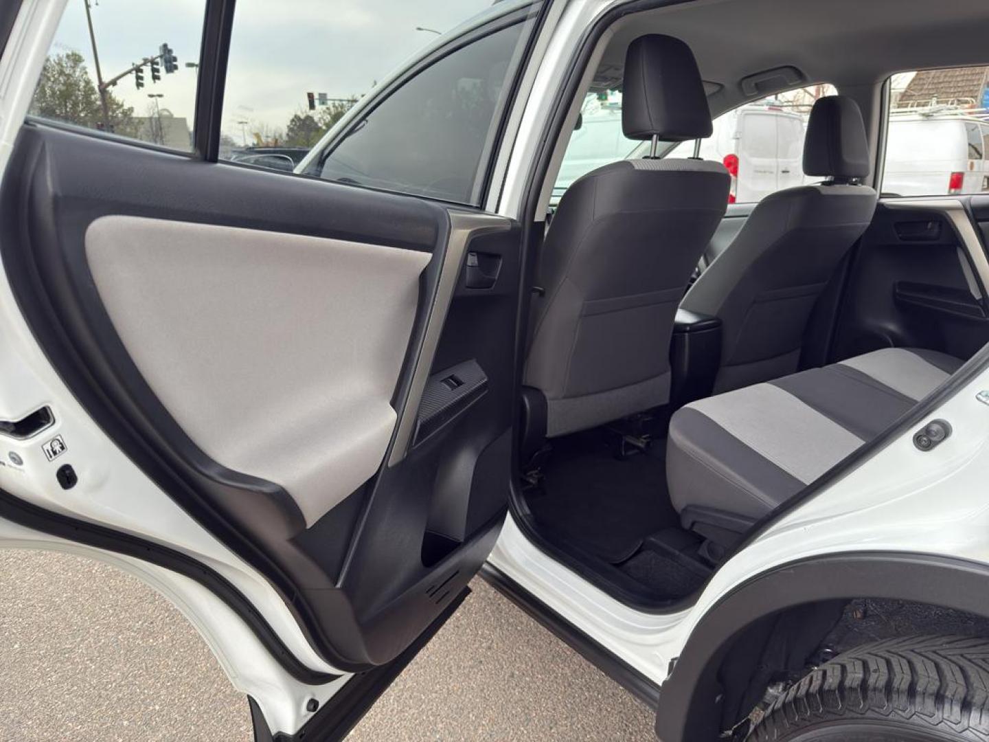 2014 WHITE Toyota RAV4 LE (JTMBFREV9ED) with an 4 Cyl, 2.5L engine, Automatic transmission, located at 10890 W. Colfax Ave., Lakewood, CO, 80215, (303) 274-7692, 39.739914, -105.120132 - Photo#13