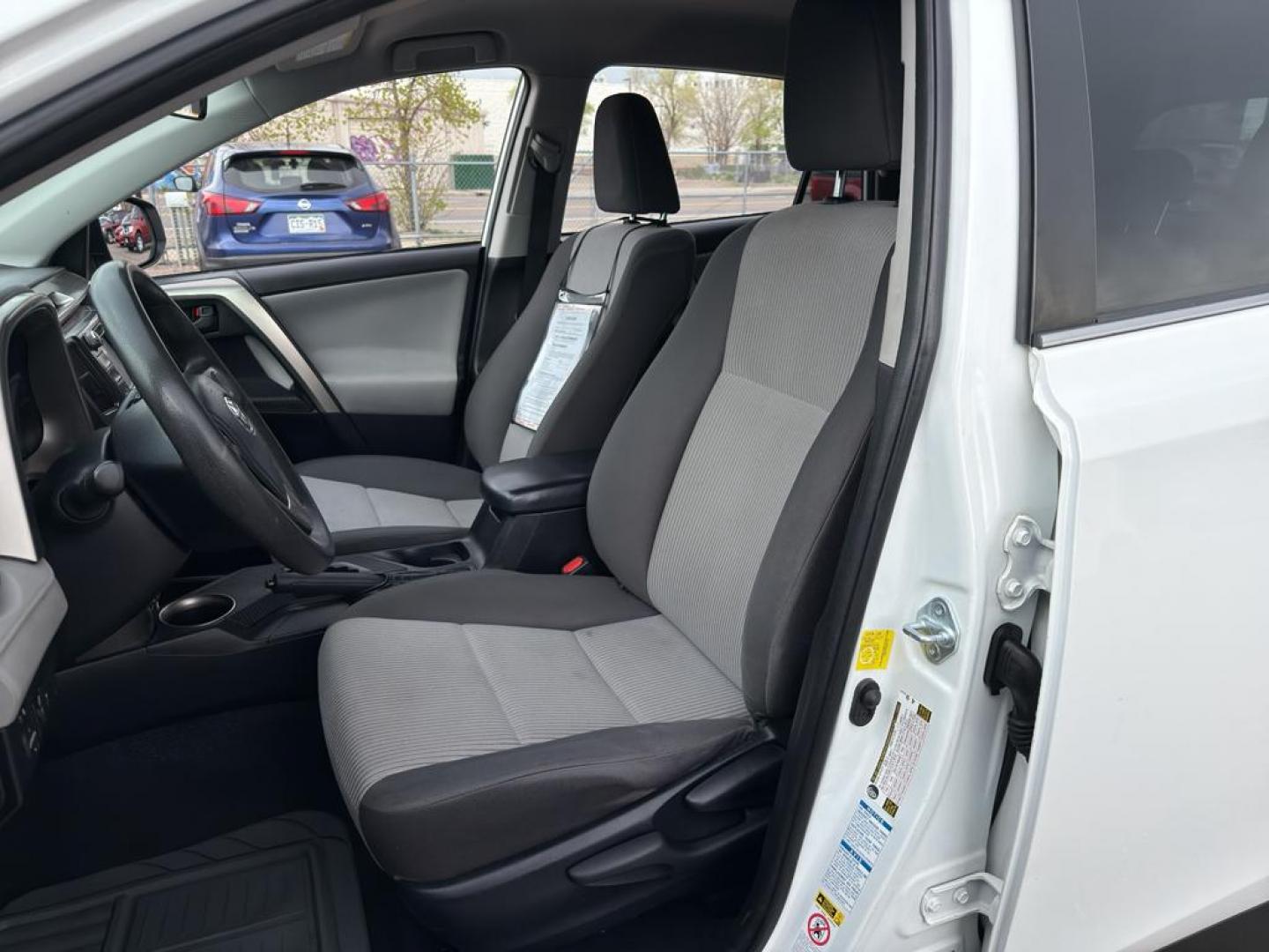 2014 WHITE Toyota RAV4 LE (JTMBFREV9ED) with an 4 Cyl, 2.5L engine, Automatic transmission, located at 10890 W. Colfax Ave., Lakewood, CO, 80215, (303) 274-7692, 39.739914, -105.120132 - Photo#16