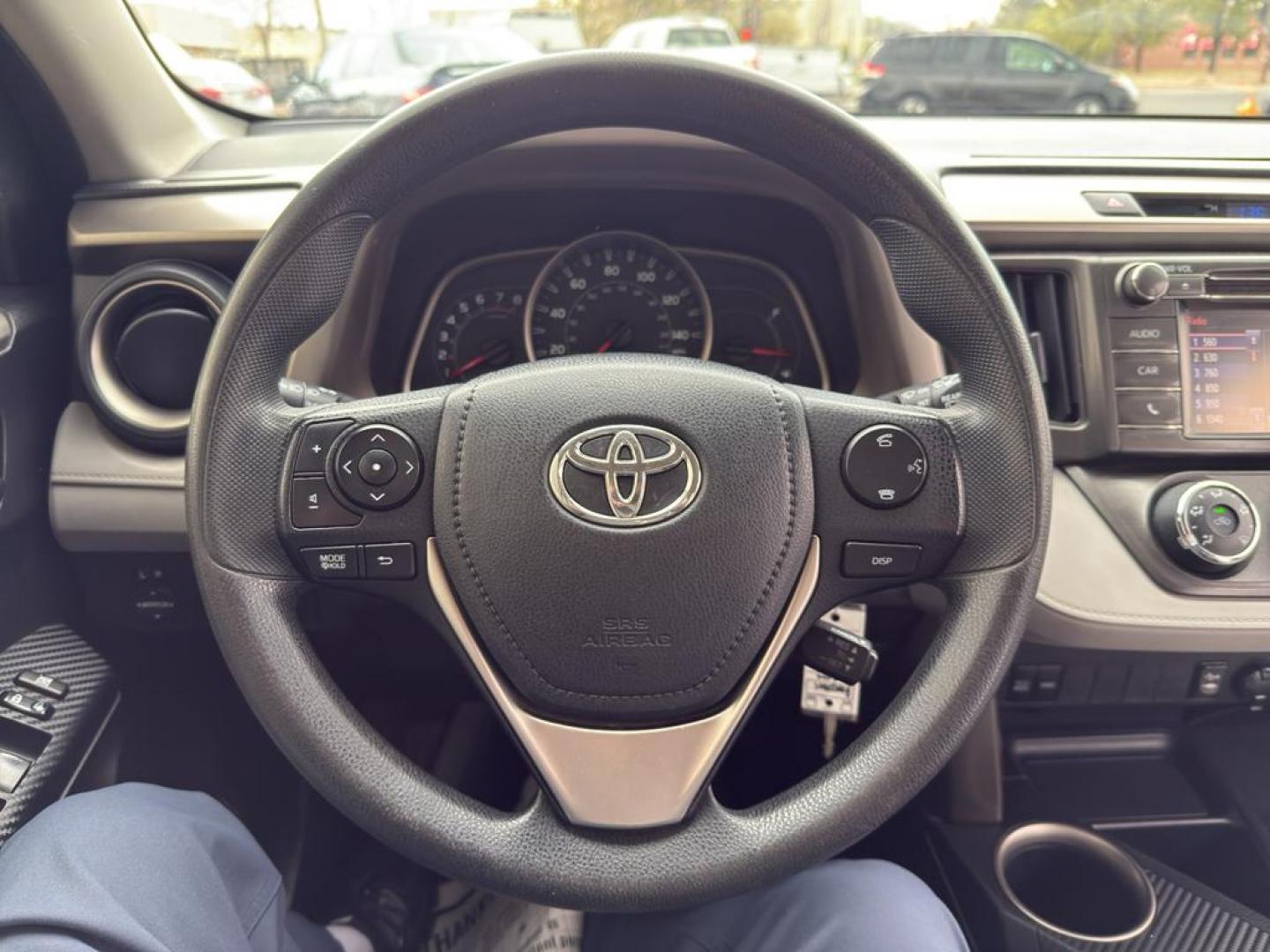 2014 WHITE Toyota RAV4 LE (JTMBFREV9ED) with an 4 Cyl, 2.5L engine, Automatic transmission, located at 10890 W. Colfax Ave., Lakewood, CO, 80215, (303) 274-7692, 39.739914, -105.120132 - Photo#23