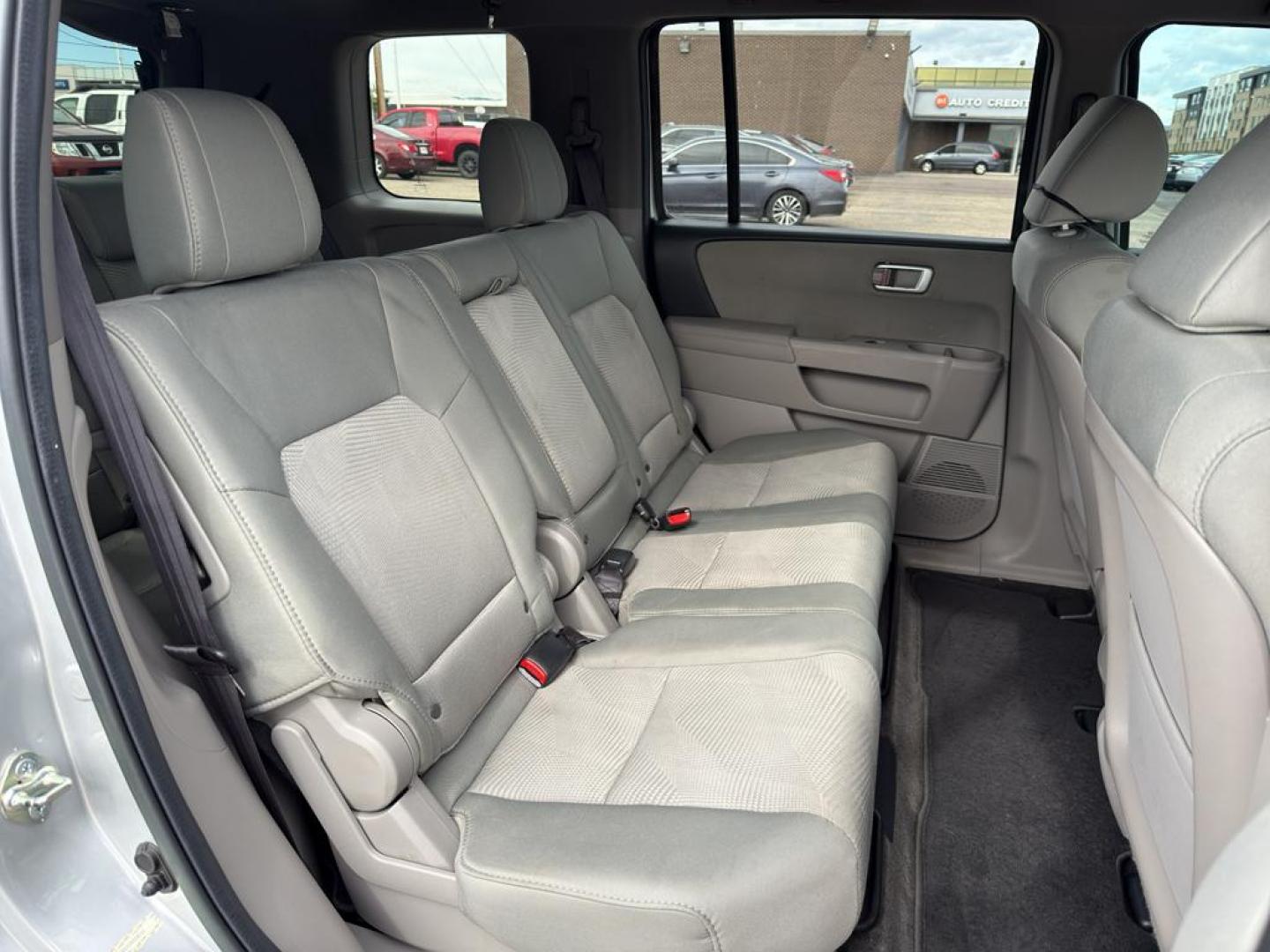 2013 SILVER Honda Pilot LX (5FNYF4H23DB) with an V6, 3.5L engine, Automatic transmission, located at 10890 W. Colfax Ave., Lakewood, CO, 80215, (303) 274-7692, 39.739914, -105.120132 - Photo#11