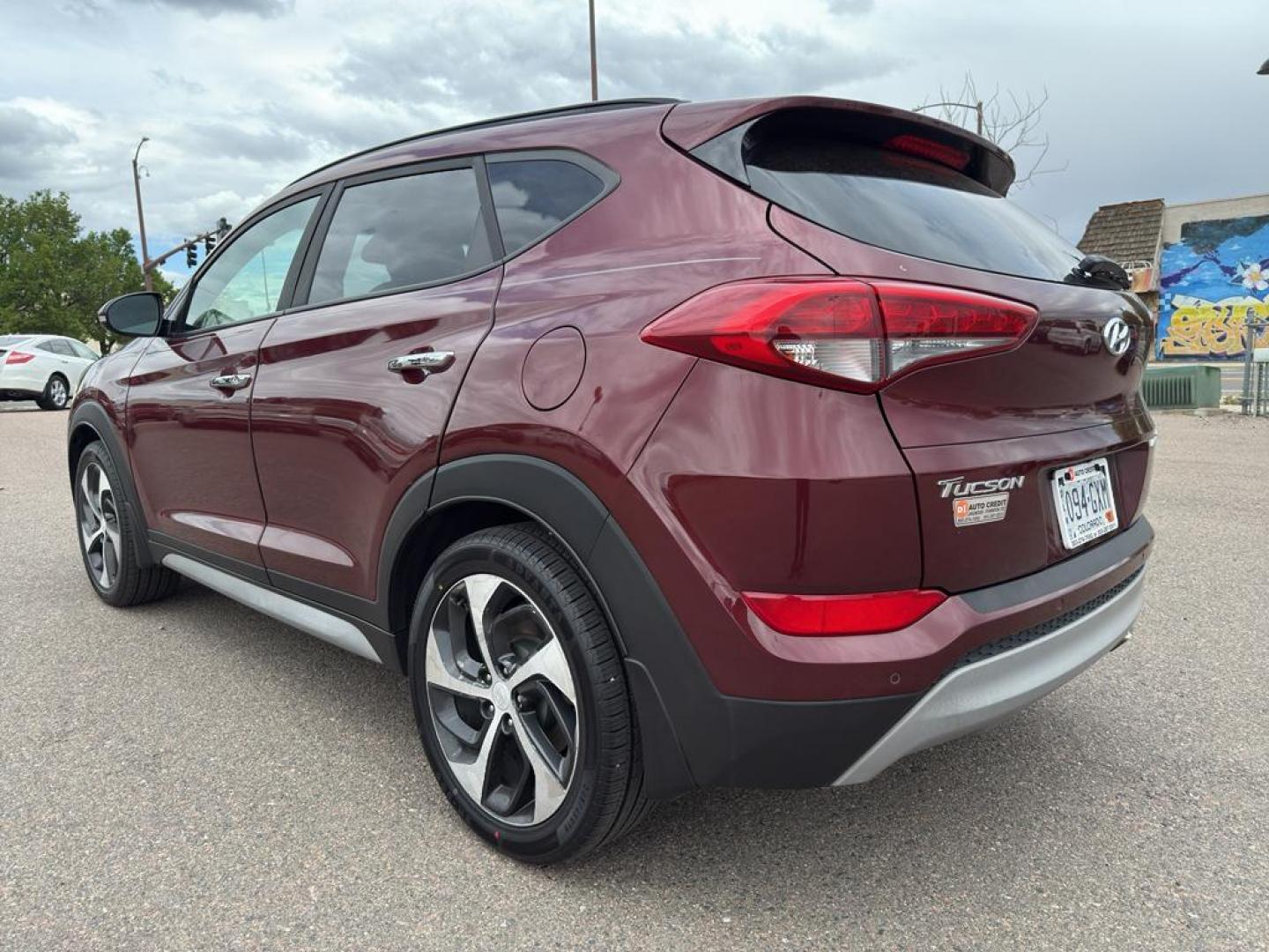 2017 RED Hyundai Tucson ECO (KM8J33A29HU) with an 4 Cyl, 1.6L engine, Automatic transmission, located at 10890 W. Colfax Ave., Lakewood, CO, 80215, (303) 274-7692, 39.739914, -105.120132 - Discover the perfect blend of efficiency and style with this exceptional 2017 Hyundai Tucson ECO! This compact SUV is designed for those who crave adventure and value performance, all wrapped up in a sleek, modern package. Under the hood, you'll find a spirited 1.6L 4-cylinder engine that delivers a - Photo#6