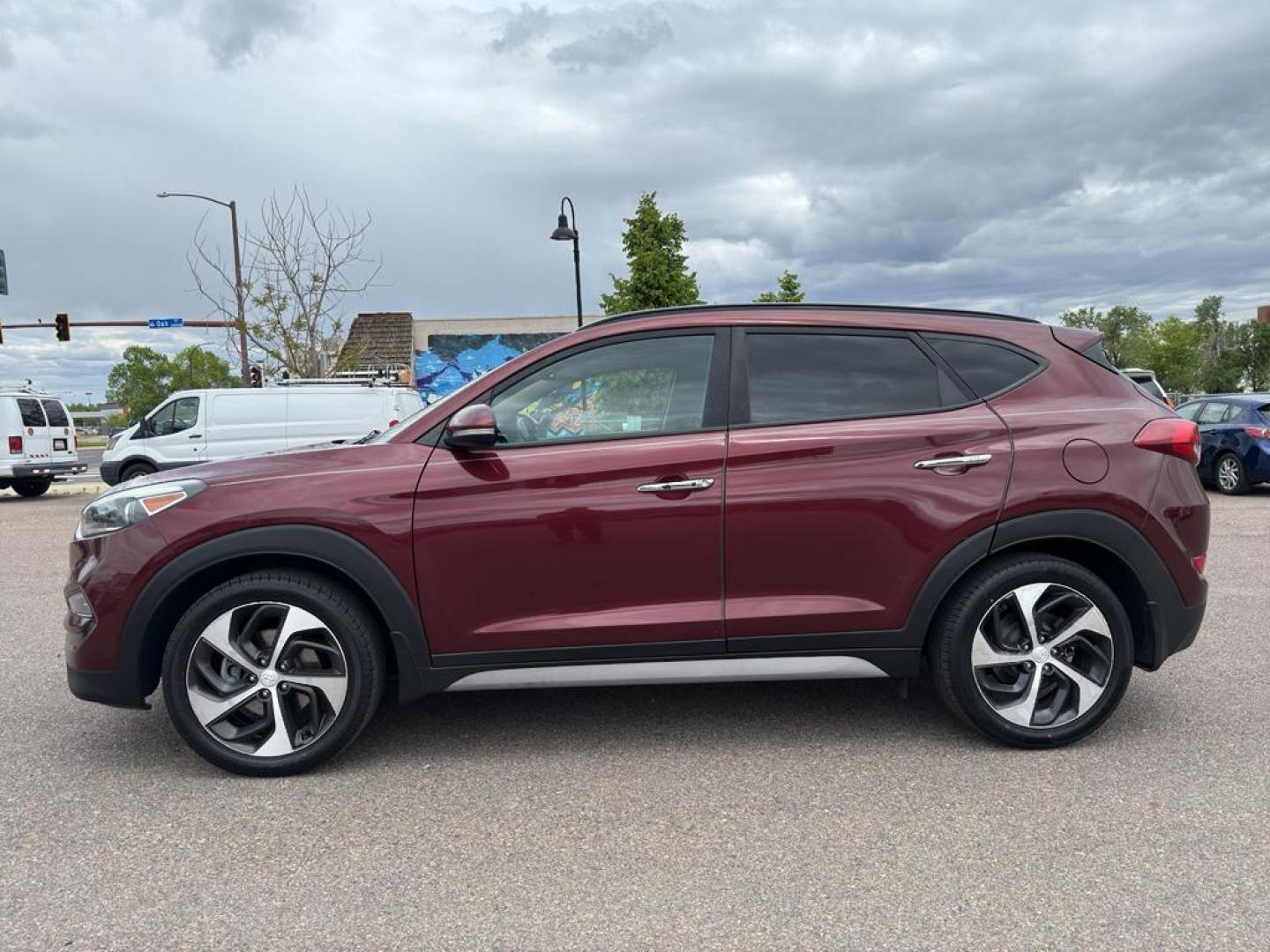 2017 RED Hyundai Tucson ECO (KM8J33A29HU) with an 4 Cyl, 1.6L engine, Automatic transmission, located at 10890 W. Colfax Ave., Lakewood, CO, 80215, (303) 274-7692, 39.739914, -105.120132 - Discover the perfect blend of efficiency and style with this exceptional 2017 Hyundai Tucson ECO! This compact SUV is designed for those who crave adventure and value performance, all wrapped up in a sleek, modern package. Under the hood, you'll find a spirited 1.6L 4-cylinder engine that delivers a - Photo#7