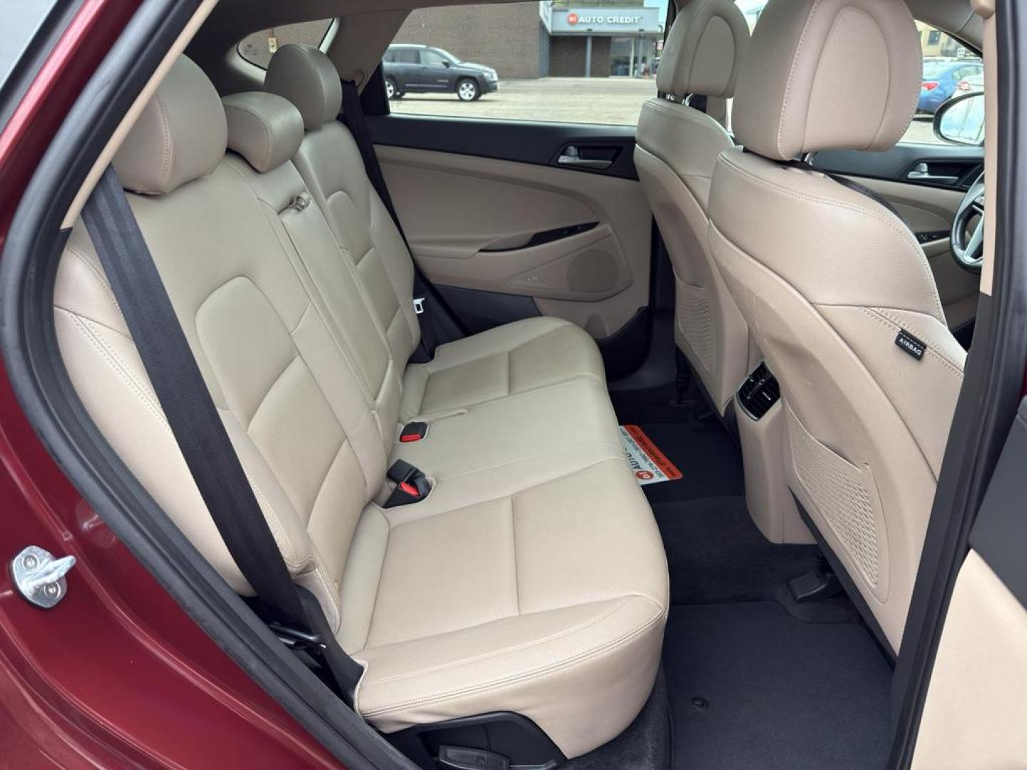 2017 RED Hyundai Tucson ECO (KM8J33A29HU) with an 4 Cyl, 1.6L engine, Automatic transmission, located at 10890 W. Colfax Ave., Lakewood, CO, 80215, (303) 274-7692, 39.739914, -105.120132 - Discover the perfect blend of efficiency and style with this exceptional 2017 Hyundai Tucson ECO! This compact SUV is designed for those who crave adventure and value performance, all wrapped up in a sleek, modern package. Under the hood, you'll find a spirited 1.6L 4-cylinder engine that delivers a - Photo#11