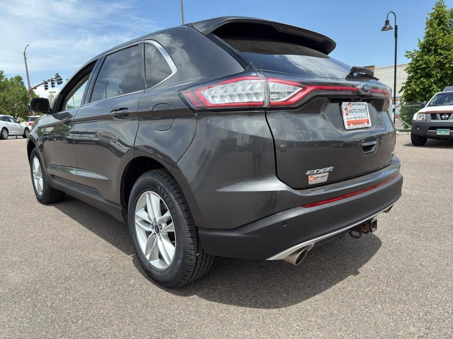 2015 GRAY Ford Edge SEL (2FMTK4J88FB) with an V6, 3.5L engine, Automatic transmission, located at 10890 W. Colfax Ave., Lakewood, CO, 80215, (303) 274-7692, 39.739914, -105.120132 - Photo#6