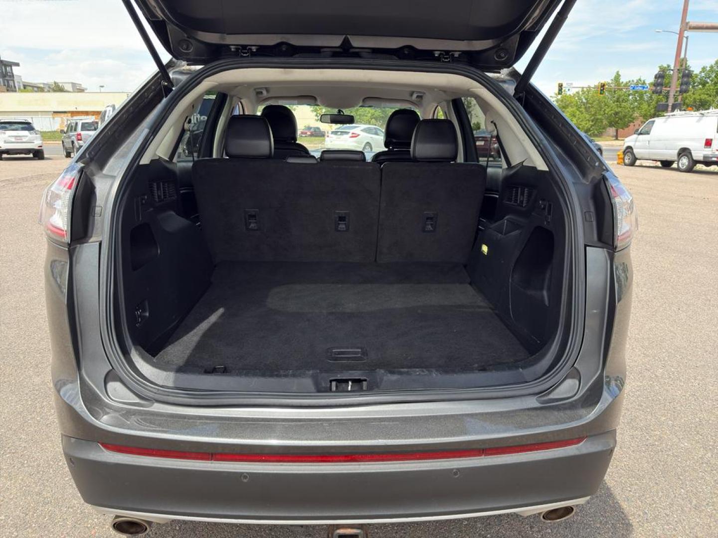 2015 GRAY Ford Edge SEL (2FMTK4J88FB) with an V6, 3.5L engine, Automatic transmission, located at 10890 W. Colfax Ave., Lakewood, CO, 80215, (303) 274-7692, 39.739914, -105.120132 - Photo#11
