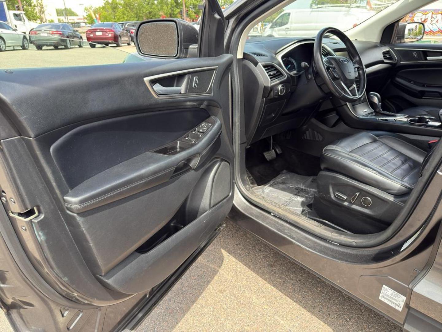 2015 GRAY Ford Edge SEL (2FMTK4J88FB) with an V6, 3.5L engine, Automatic transmission, located at 10890 W. Colfax Ave., Lakewood, CO, 80215, (303) 274-7692, 39.739914, -105.120132 - Photo#14