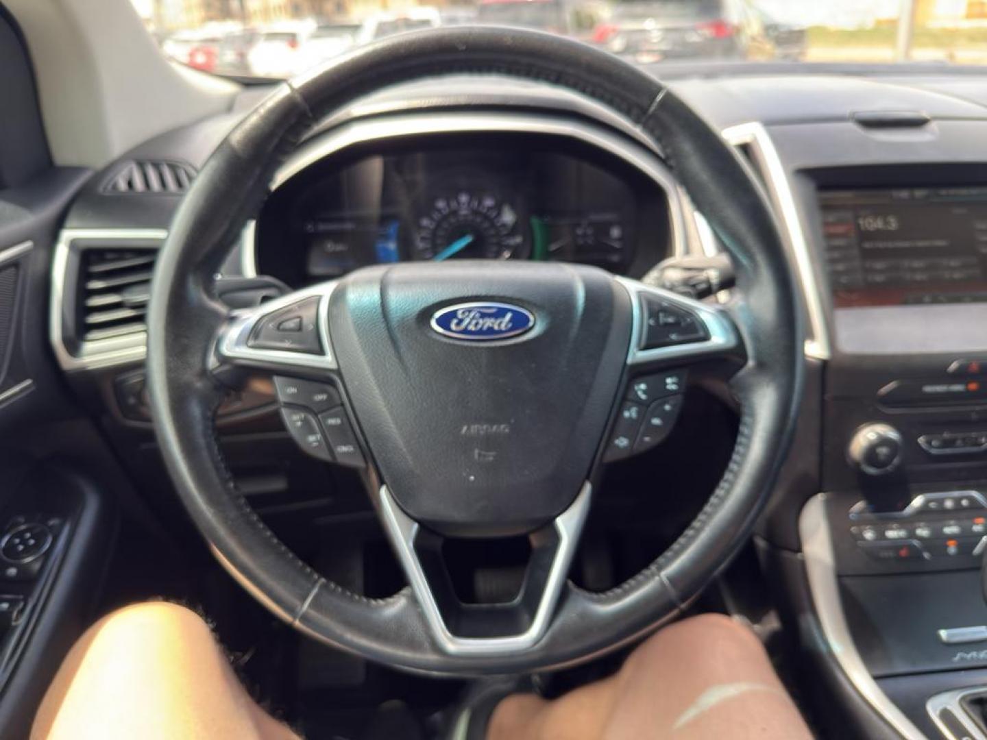 2015 GRAY Ford Edge SEL (2FMTK4J88FB) with an V6, 3.5L engine, Automatic transmission, located at 10890 W. Colfax Ave., Lakewood, CO, 80215, (303) 274-7692, 39.739914, -105.120132 - Photo#20