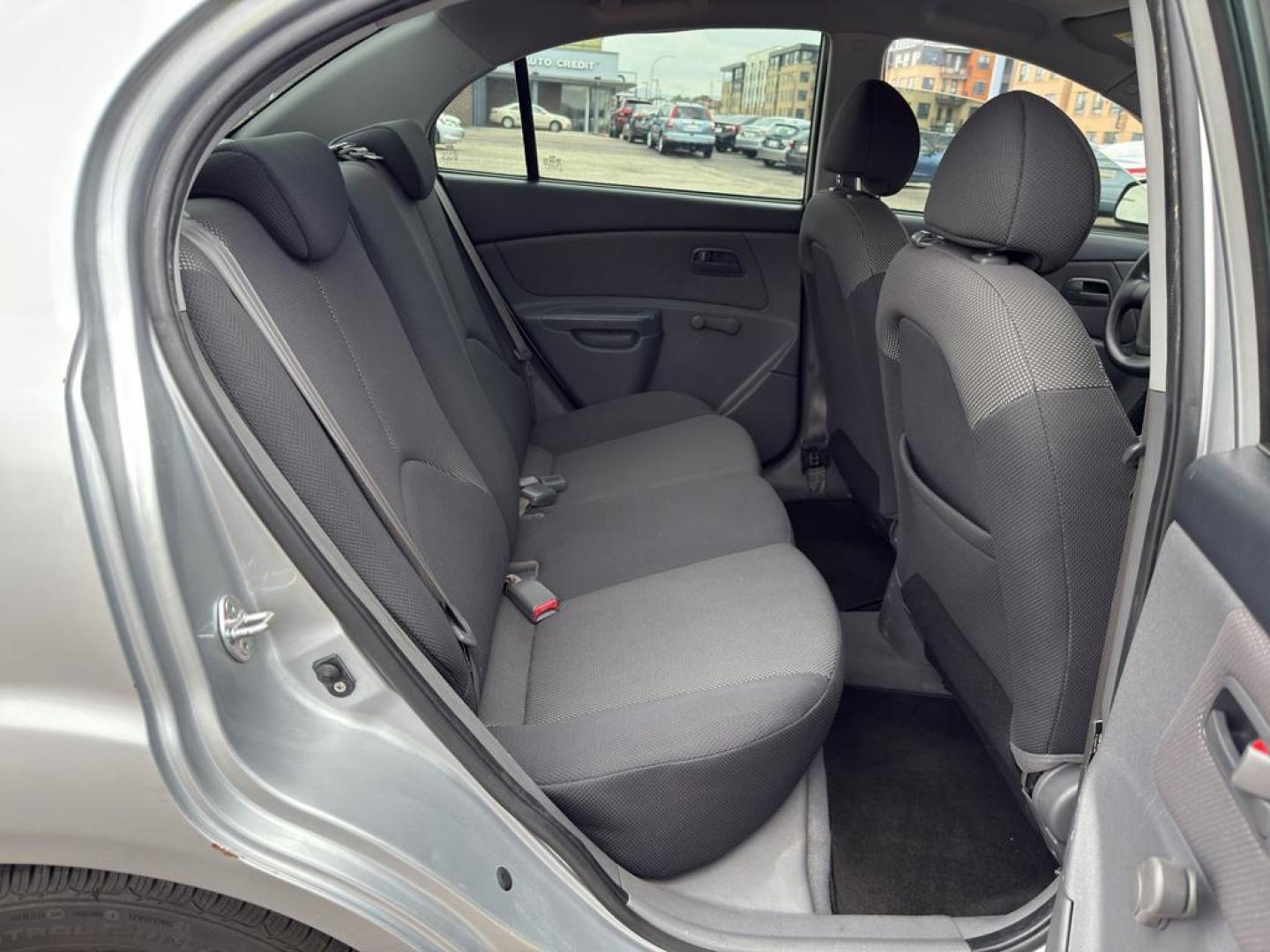 2008 SILVER Kia Rio BASE (KNADE123386) with an 4 Cyl, 1.6L engine, Manual transmission, located at 10890 W. Colfax Ave., Lakewood, CO, 80215, (303) 274-7692, 39.739914, -105.120132 - Discover the reliability and efficiency of this 2008 Kia Rio BASE, a perfect blend of practicality and performance. With its sleek design and compact build, this vehicle is ideal for city driving and easy maneuverability. Powered by a 4-cylinder, 1.6L engine, the Kia Rio offers a balanced mix of pow - Photo#11