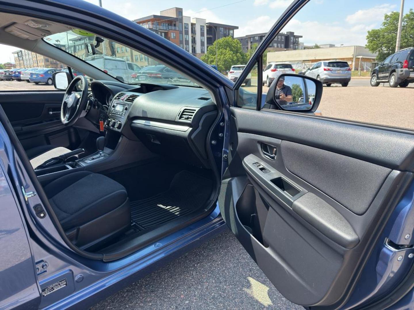 2013 BLUE Subaru Impreza Premium AWP (JF1GPAC66D2) with an 4 Cyl, 2.0L engine, Automatic transmission, located at 10890 W. Colfax Ave., Lakewood, CO, 80215, (303) 274-7692, 39.739914, -105.120132 - Photo#8