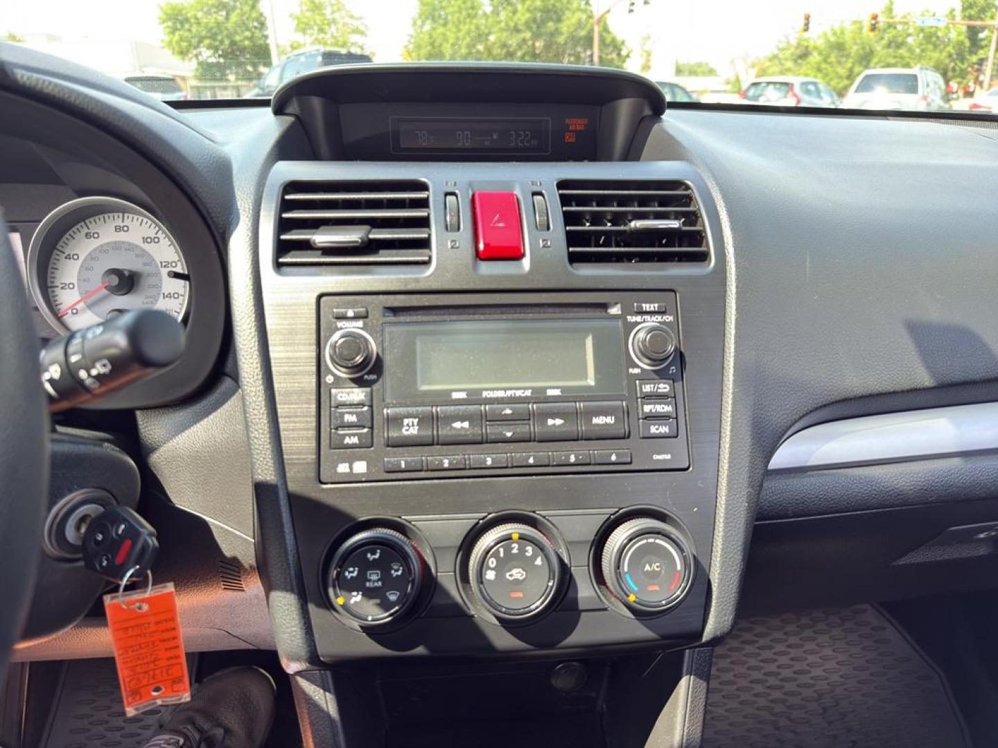 2013 BLUE Subaru Impreza Premium AWP (JF1GPAC66D2) with an 4 Cyl, 2.0L engine, Automatic transmission, located at 10890 W. Colfax Ave., Lakewood, CO, 80215, (303) 274-7692, 39.739914, -105.120132 - Photo#19