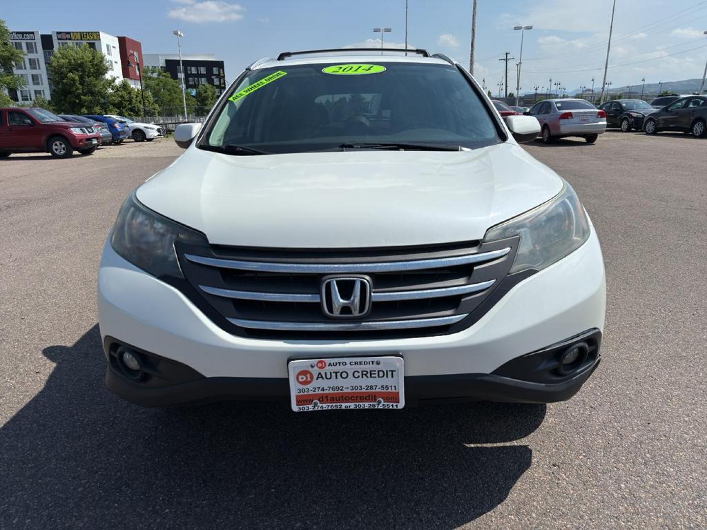 2014 WHITE Honda CR-V EX-L (5J6RM4H70EL) with an 4 Cyl, 2.4L engine, Automatic transmission, located at 10890 W. Colfax Ave., Lakewood, CO, 80215, (303) 274-7692, 39.739914, -105.120132 - Photo#1