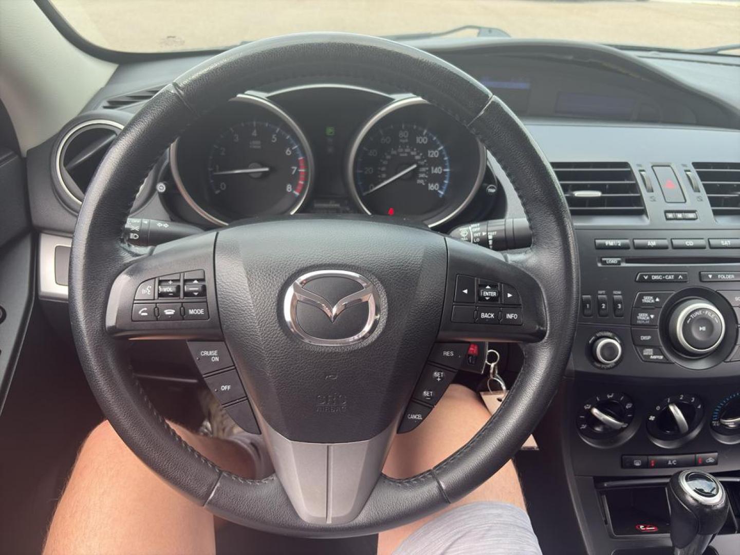 2012 GRAY Mazda Mazda3 i Touring w/SKYACTIV-G (JM1BL1V83C1) with an 4 Cyl, 2.0L engine, Automatic transmission, located at 10890 W. Colfax Ave., Lakewood, CO, 80215, (303) 274-7692, 39.739914, -105.120132 - Photo#16