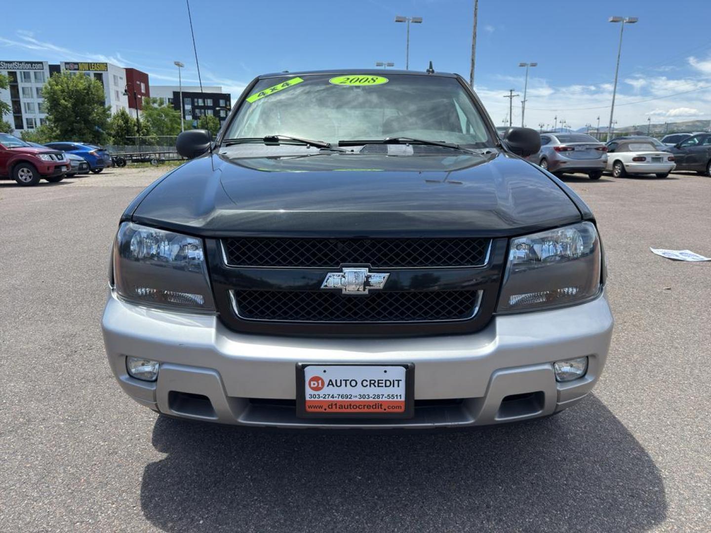 2008 BLACK Chevrolet TrailBlazer LT2 4WD (1GNDT13S082) with an 6 Cyl, 4.2L engine, Automatic transmission, located at 10890 W. Colfax Ave., Lakewood, CO, 80215, (303) 274-7692, 39.739914, -105.120132 - Photo#1