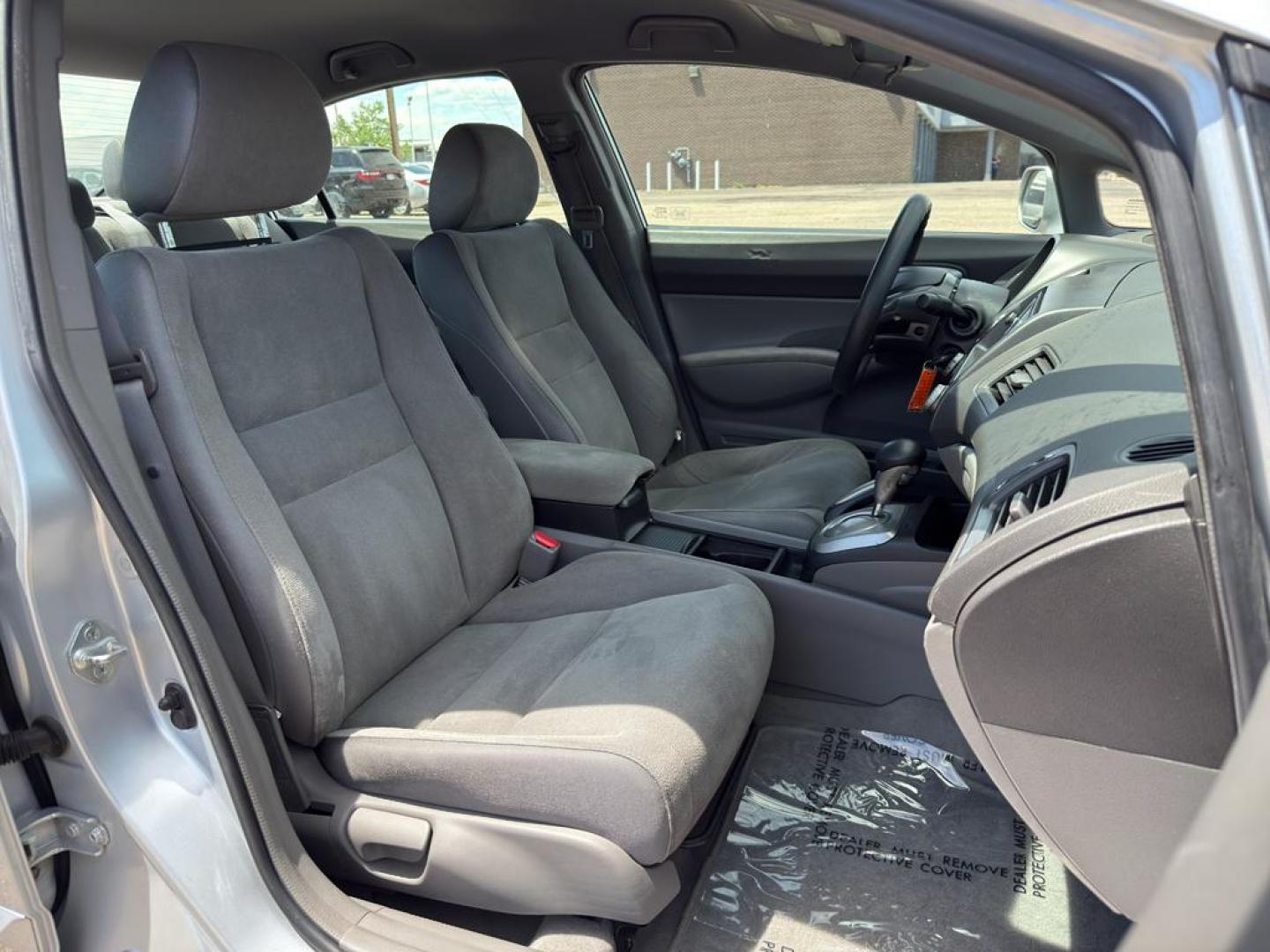 2008 SILVER Honda Civic LX (2HGFA165X8H) with an 4 Cyl, 1.8L engine, Automatic transmission, located at 10890 W. Colfax Ave., Lakewood, CO, 80215, (303) 274-7692, 39.739914, -105.120132 - Photo#9