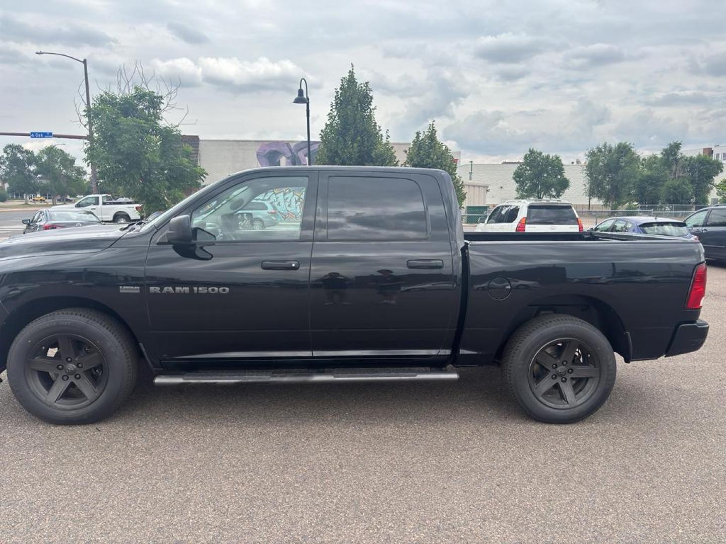 2012 BLACK Ram 1500 ST CREW CAB 4WD (1C6RD7KT2CS) with an V8, 5.7L engine, Automatic transmission, located at 10890 W. Colfax Ave., Lakewood, CO, 80215, (303) 274-7692, 39.739914, -105.120132 - Photo#7