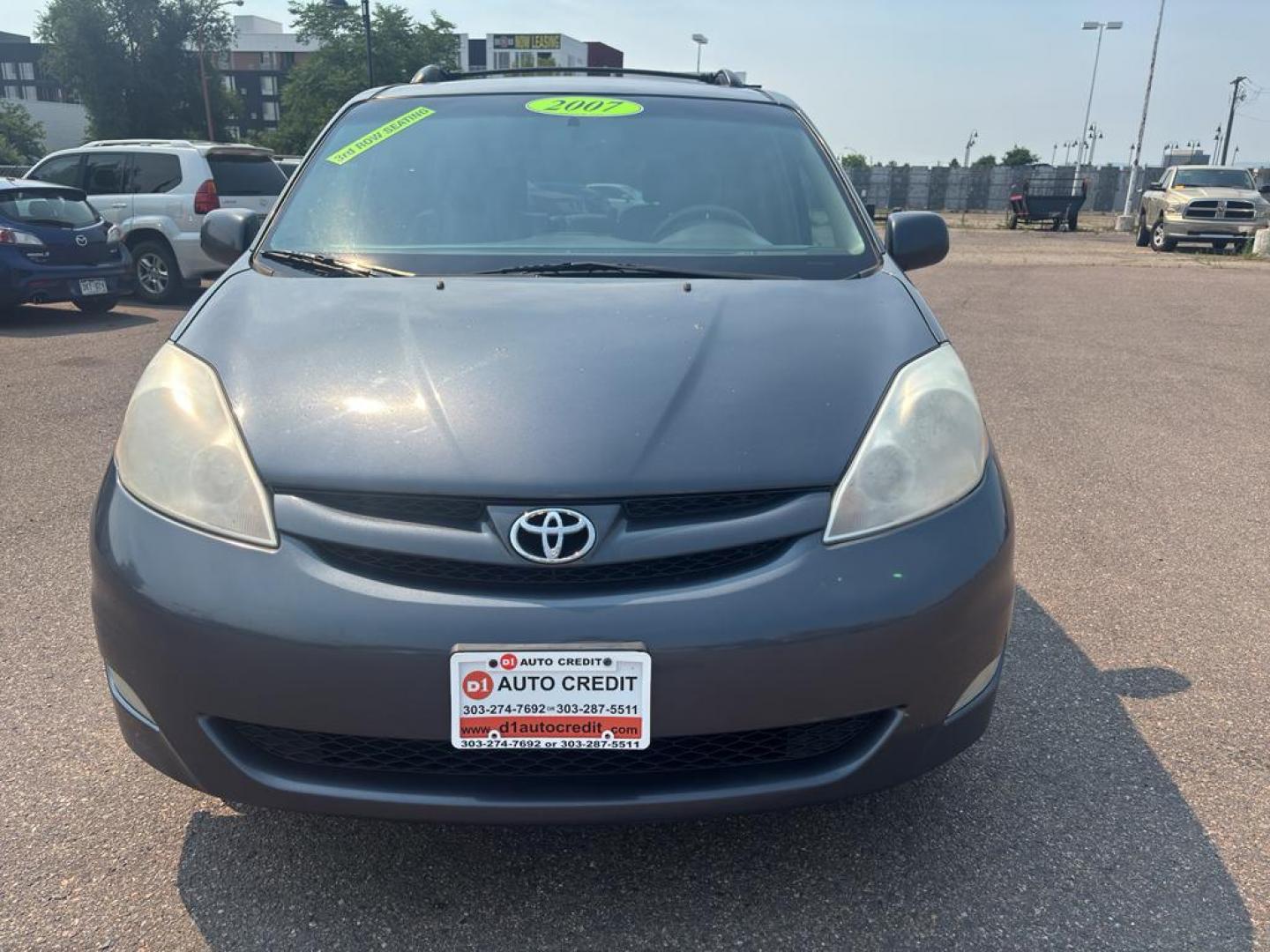 2007 GRAY Toyota Sienna XLE FWD (5TDZK22C17S) with an V6, 3.5L engine, Automatic transmission, located at 10890 W. Colfax Ave., Lakewood, CO, 80215, (303) 274-7692, 39.739914, -105.120132 - Photo#1