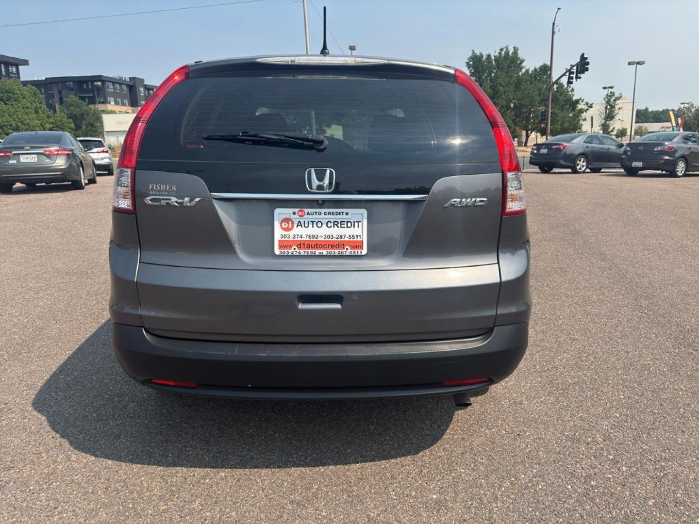 2014 GRAY Honda CR-V LX (2HKRM4H35EH) with an 4 Cyl, 2.4L engine, Automatic transmission, located at 10890 W. Colfax Ave., Lakewood, CO, 80215, (303) 274-7692, 39.739914, -105.120132 - Photo#5