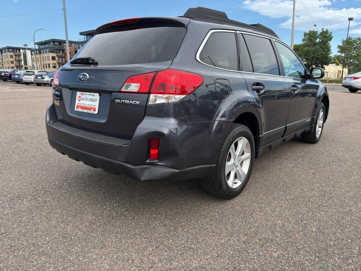 2013 GRAY Subaru Outback 2.5i Premium (4S4BRCGC3D3) with an 4 Cyl, 2.5L engine, Automatic transmission, located at 10890 W. Colfax Ave., Lakewood, CO, 80215, (303) 274-7692, 39.739914, -105.120132 - Photo#3