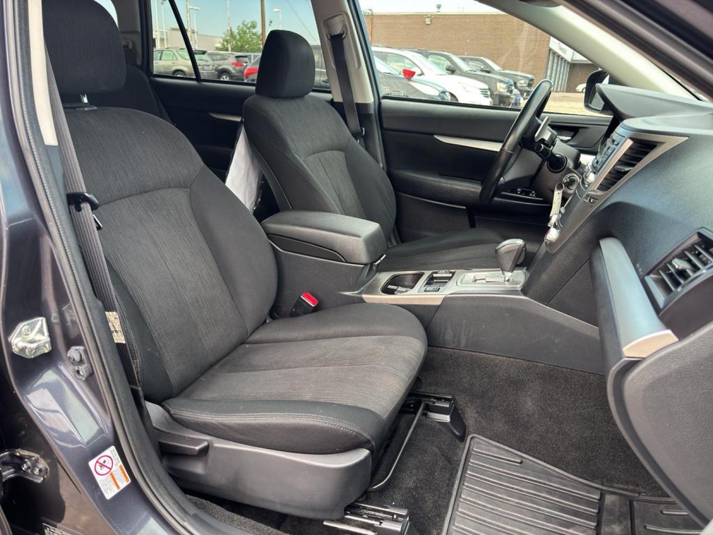 2013 GRAY Subaru Outback 2.5i Premium (4S4BRCGC3D3) with an 4 Cyl, 2.5L engine, Automatic transmission, located at 10890 W. Colfax Ave., Lakewood, CO, 80215, (303) 274-7692, 39.739914, -105.120132 - Photo#8